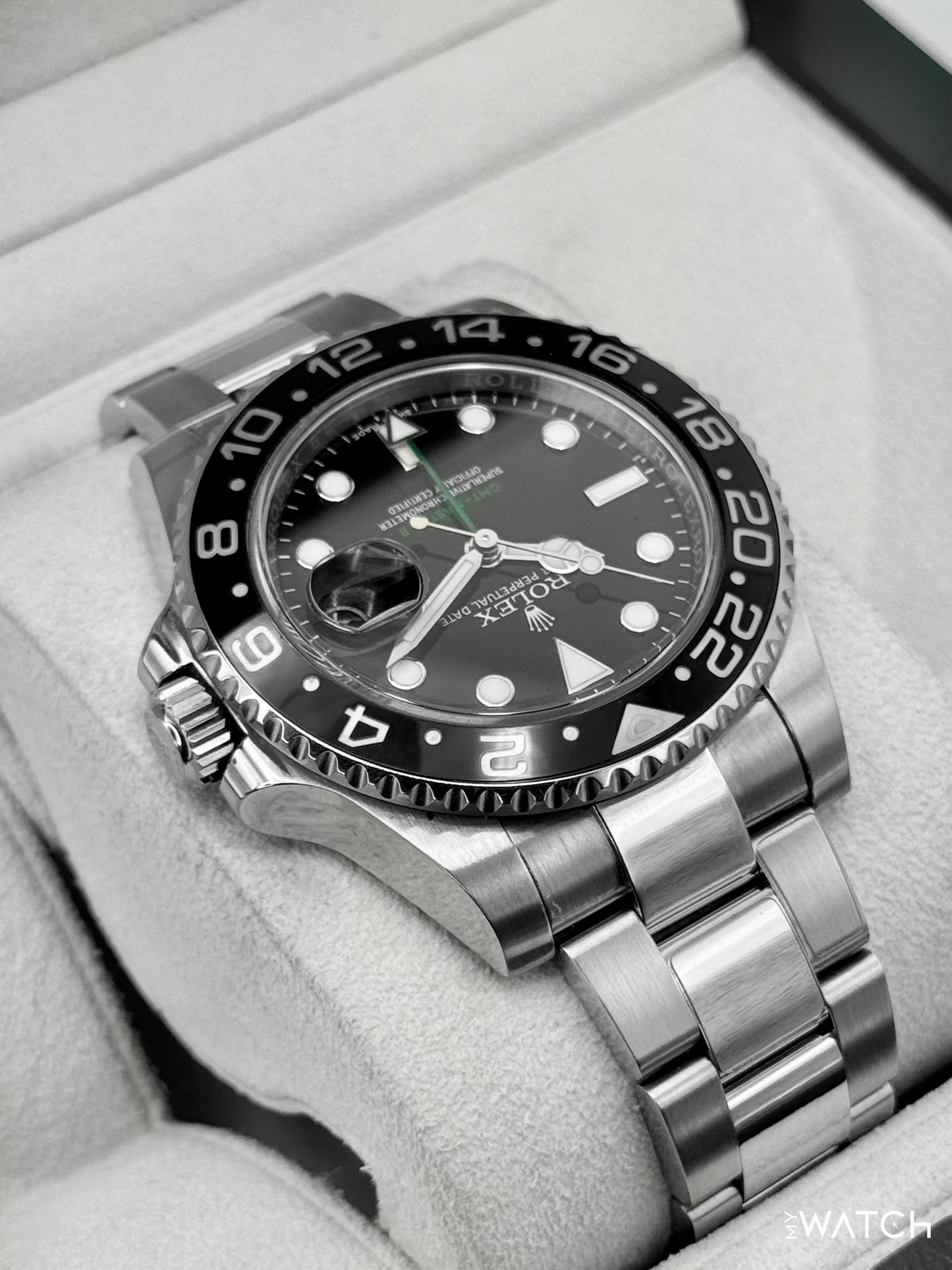 2016 Rolex GMT-Master II 40mm 116710LN Stainless Steel Black Dial - MyWatchLLC