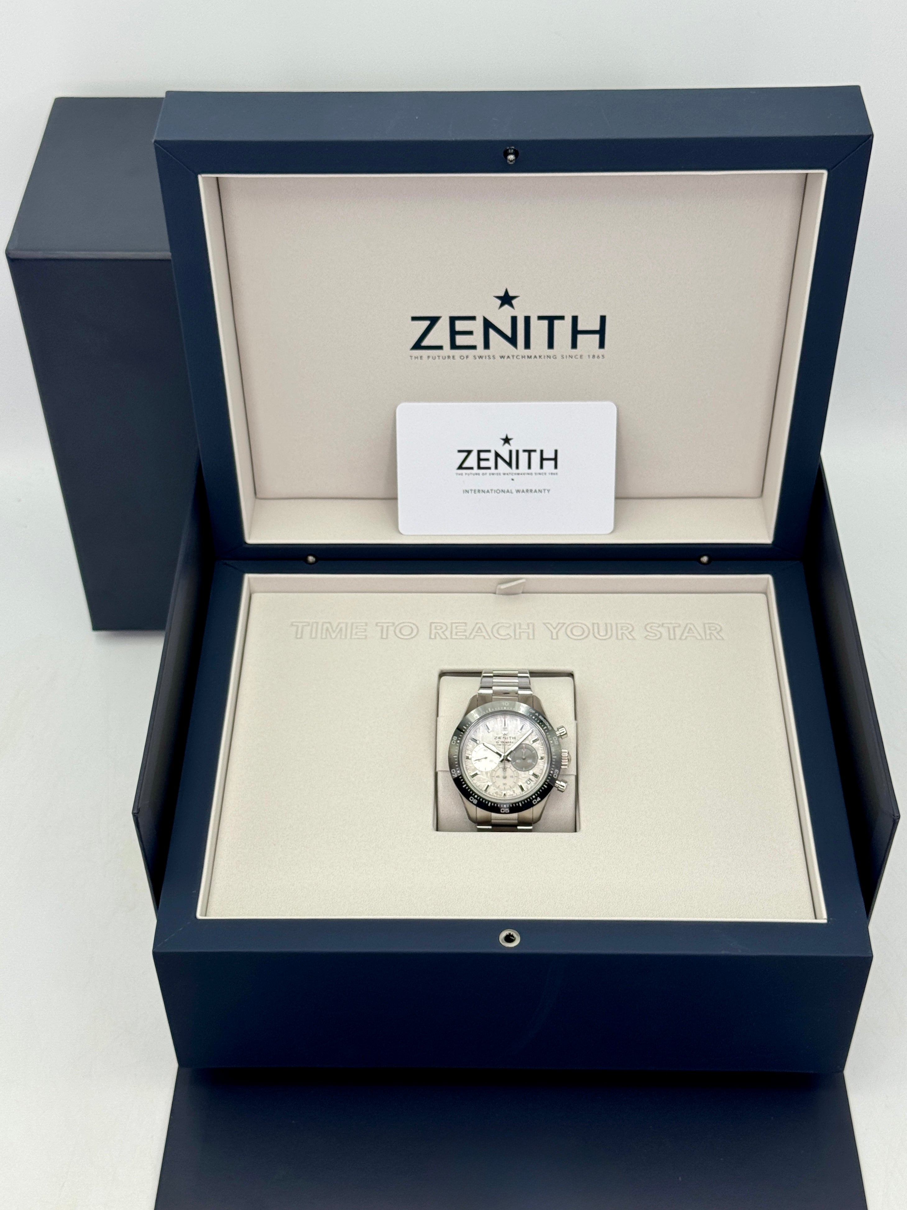メルポン様 2026 Zenith Sport 41mm 03.3120.3600/76.M3100 Stainless Steel Meteorite