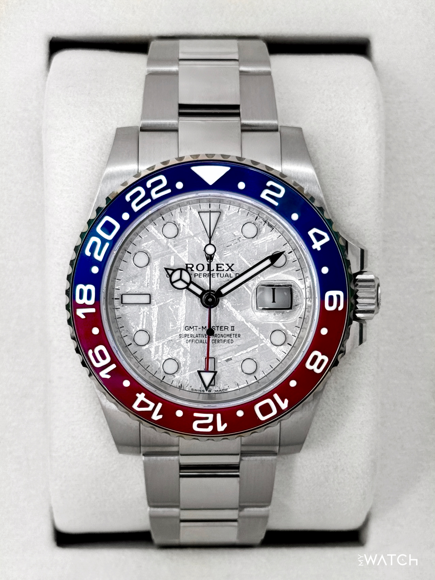 NEW 2025 Rolex GMT-Master II "Pepsi" 40mm 126719BLRO Meteorite Dial