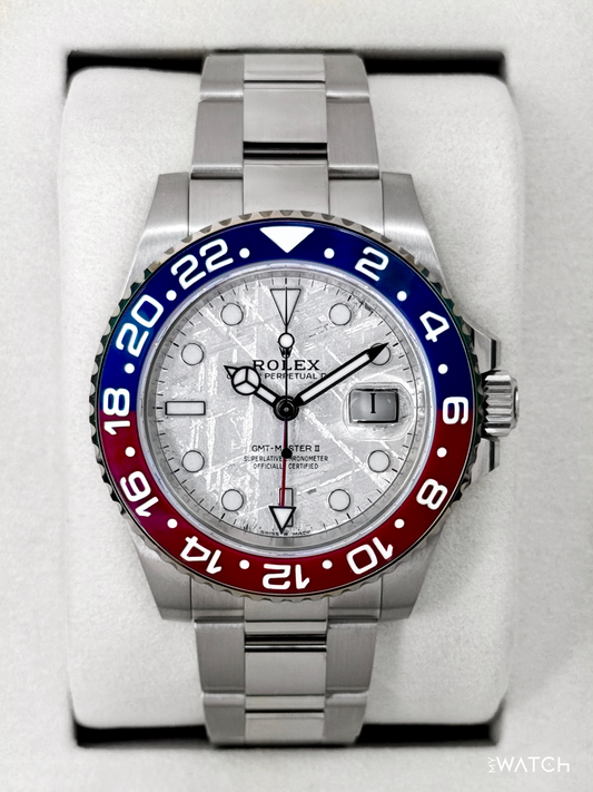 NEW 2025 Rolex GMT-Master II "Pepsi" 40mm 126719BLRO Meteorite Dial