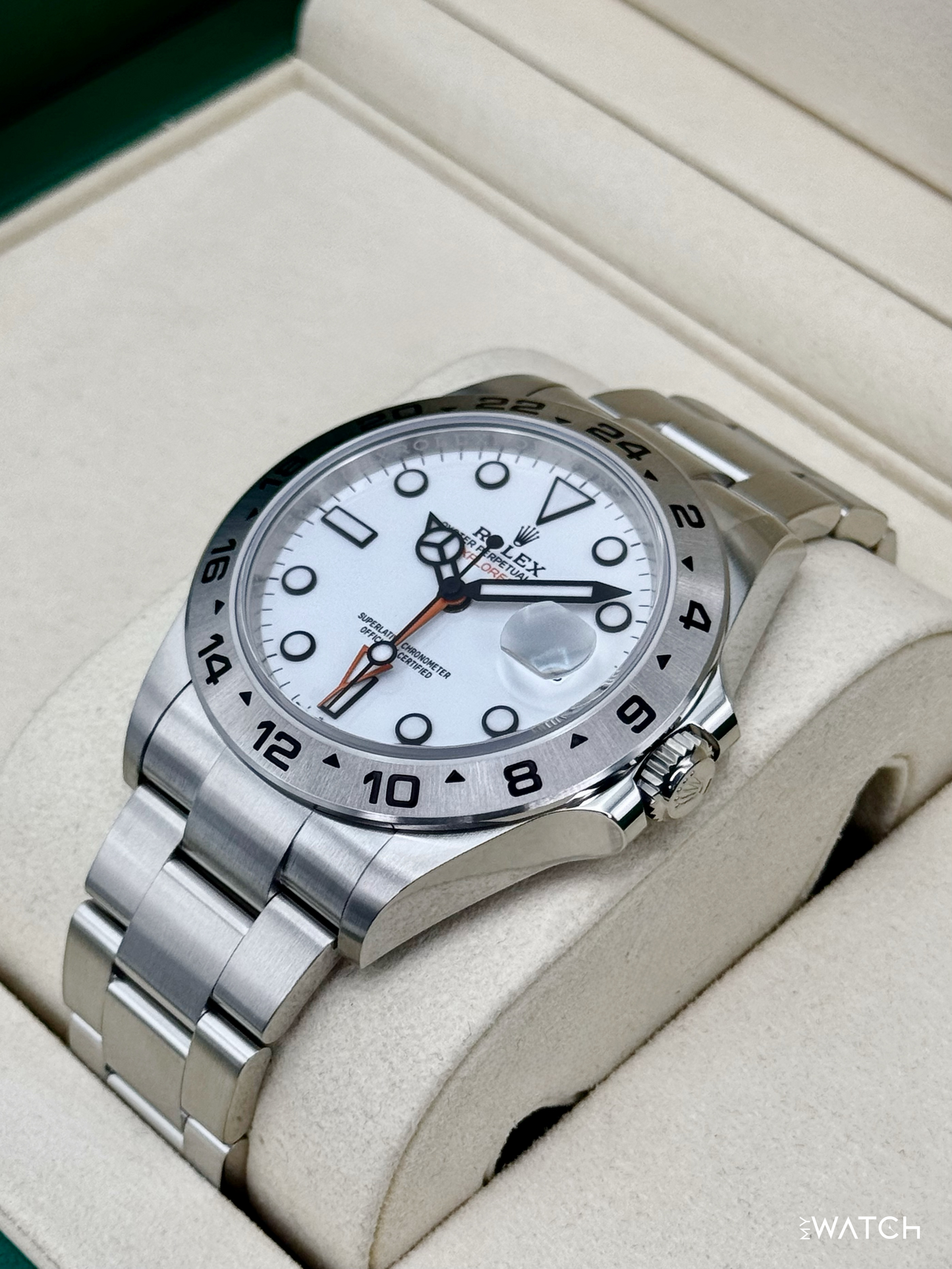2025 Rolex Explorer II 42mm 226570 Polar White Dial - MyWatchLLC