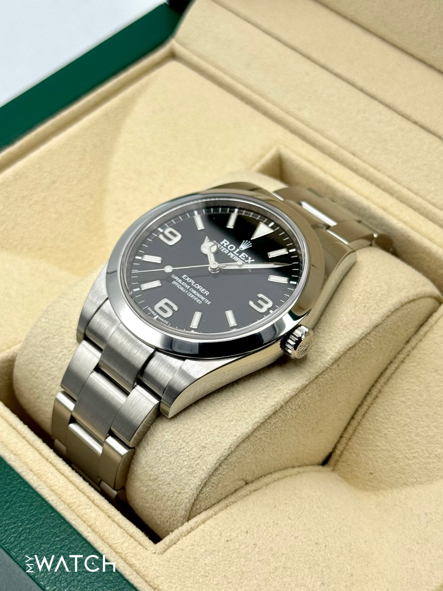 2020 Rolex Explorer 39mm 214270 Stainless Steel Black Dial