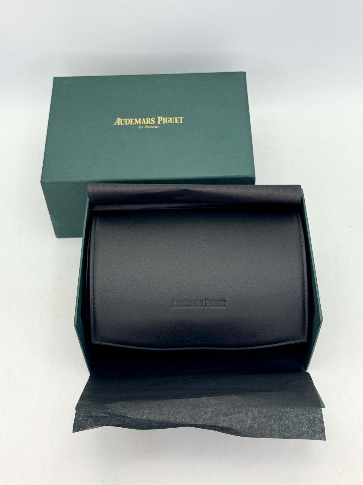 Audemars Piguet Leather Two Watch Roll Travel Case