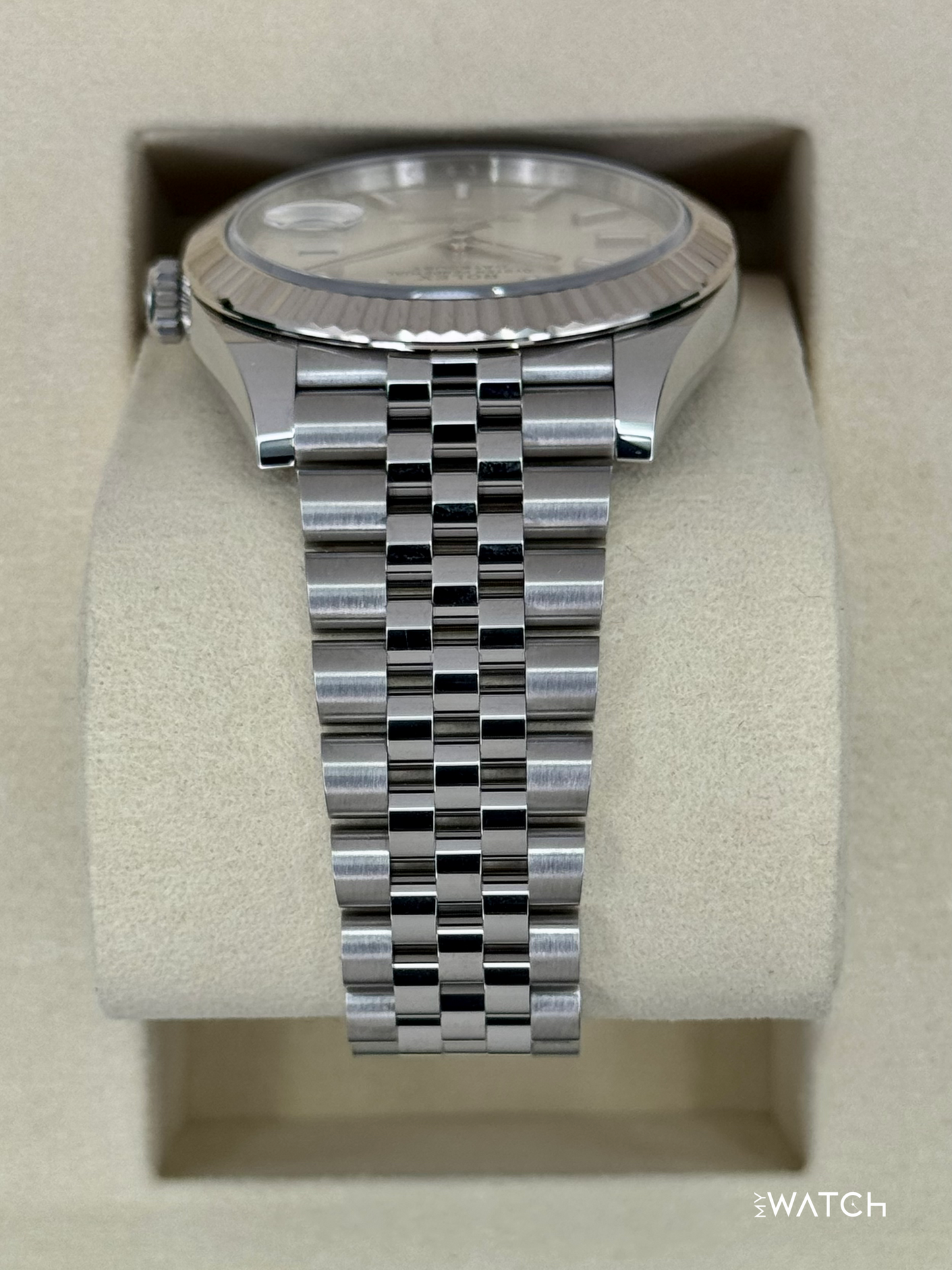 New 2025 Rolex Datejust 41mm 126334 Stainless Steel Jubilee Silver Dial - MyWatchLLC