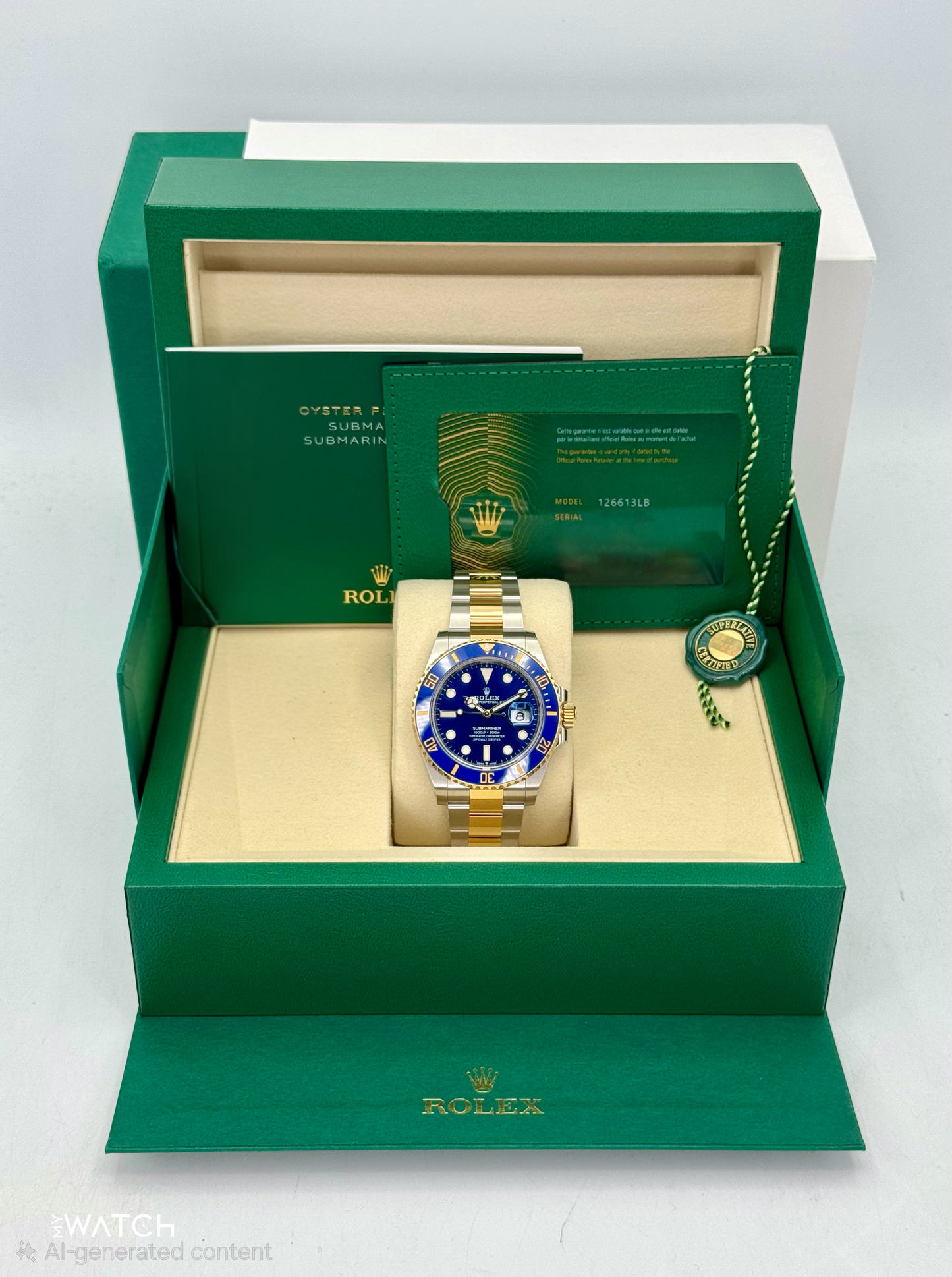 NEW 2026 Rolex Submariner "Bluesy" 41mm 126613LB Two-Tone Blue Dial - MyWatchLLC