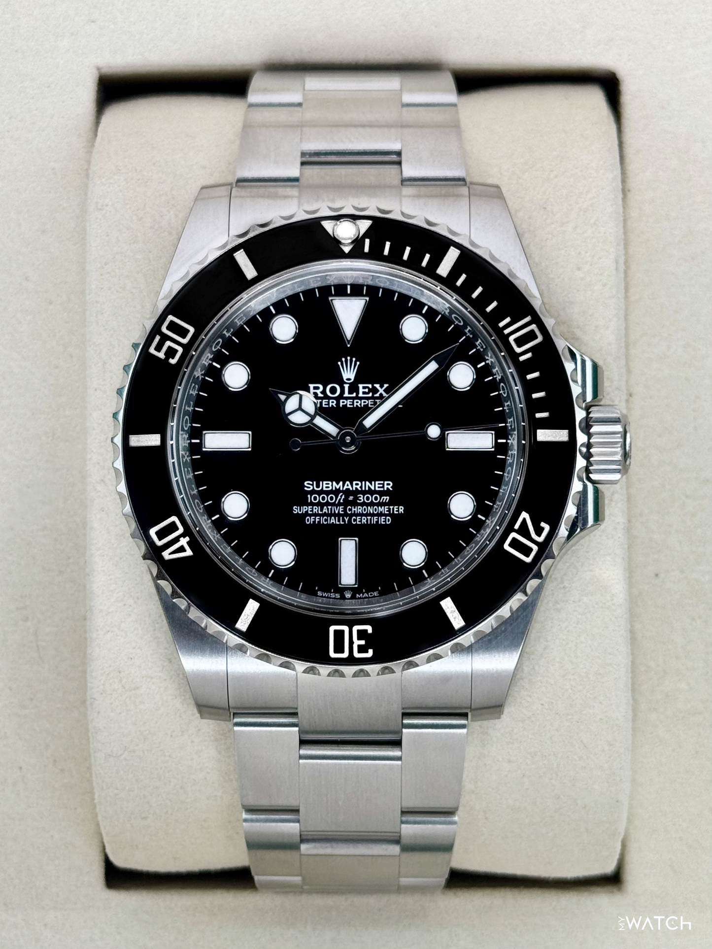 NEW 2026 Rolex Submariner 41mm 124060 Stainless Steel Black Dial - STICKERED