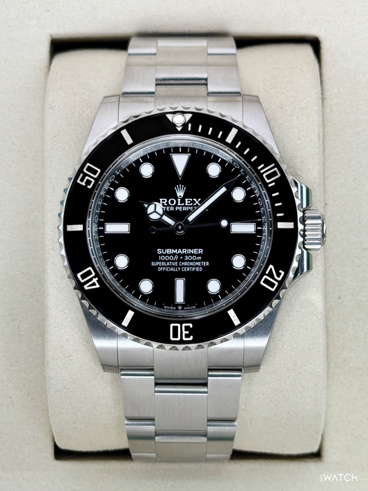 NEW 2026 Rolex Submariner 41mm 124060 Stainless Steel Black Dial - STICKERED