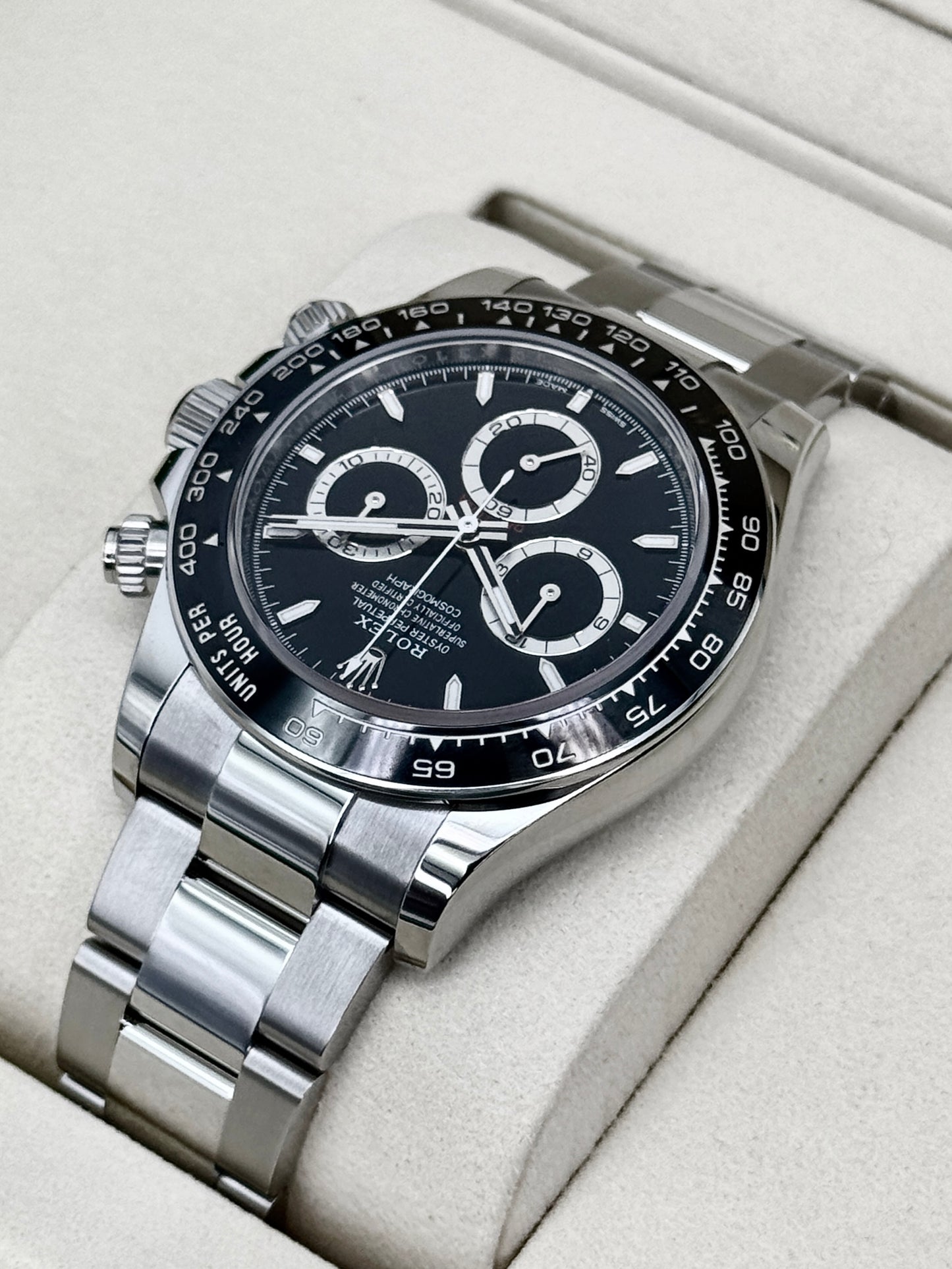 NEW 2026 Rolex Daytona 40mm 126500LN Stainless Steel Black Dial