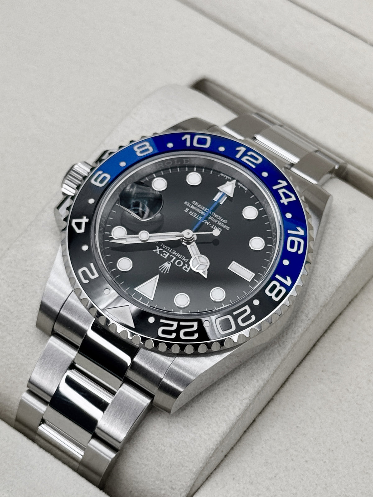 NEW 2026 Rolex GMT-Master II Batman 40mm 126710BLNR Oyster (NEW STYLE CARD)