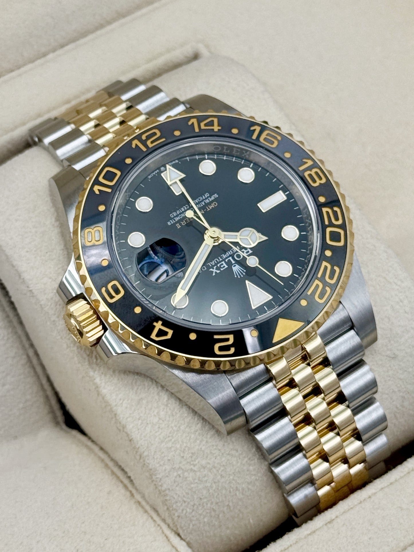 2024 Rolex GMT-Master II 40mm 126713GRNR Two-Tone Jubilee