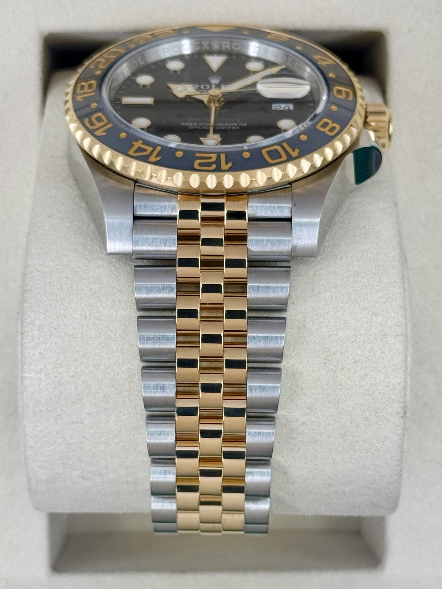2025 Rolex GMT-Master II 40mm 126713GRNR Two-Tone Jubilee