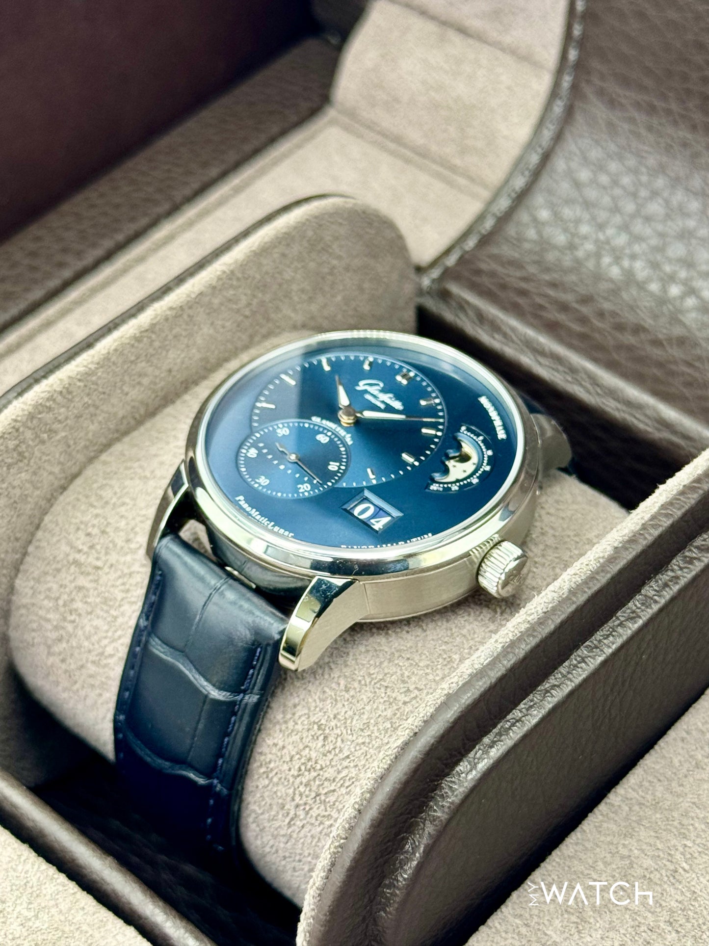 2025 Glashütte Original PanoMaticLunar 40mm 1-90-02-46-32-61 Blue Dial