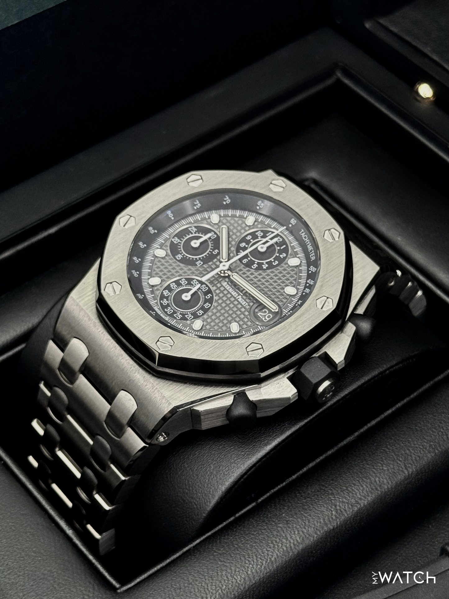 2024 Audemars Piguet Royal Oak Offshore Chrono 42mm 26238TI Grey Dial - MyWatchLLC
