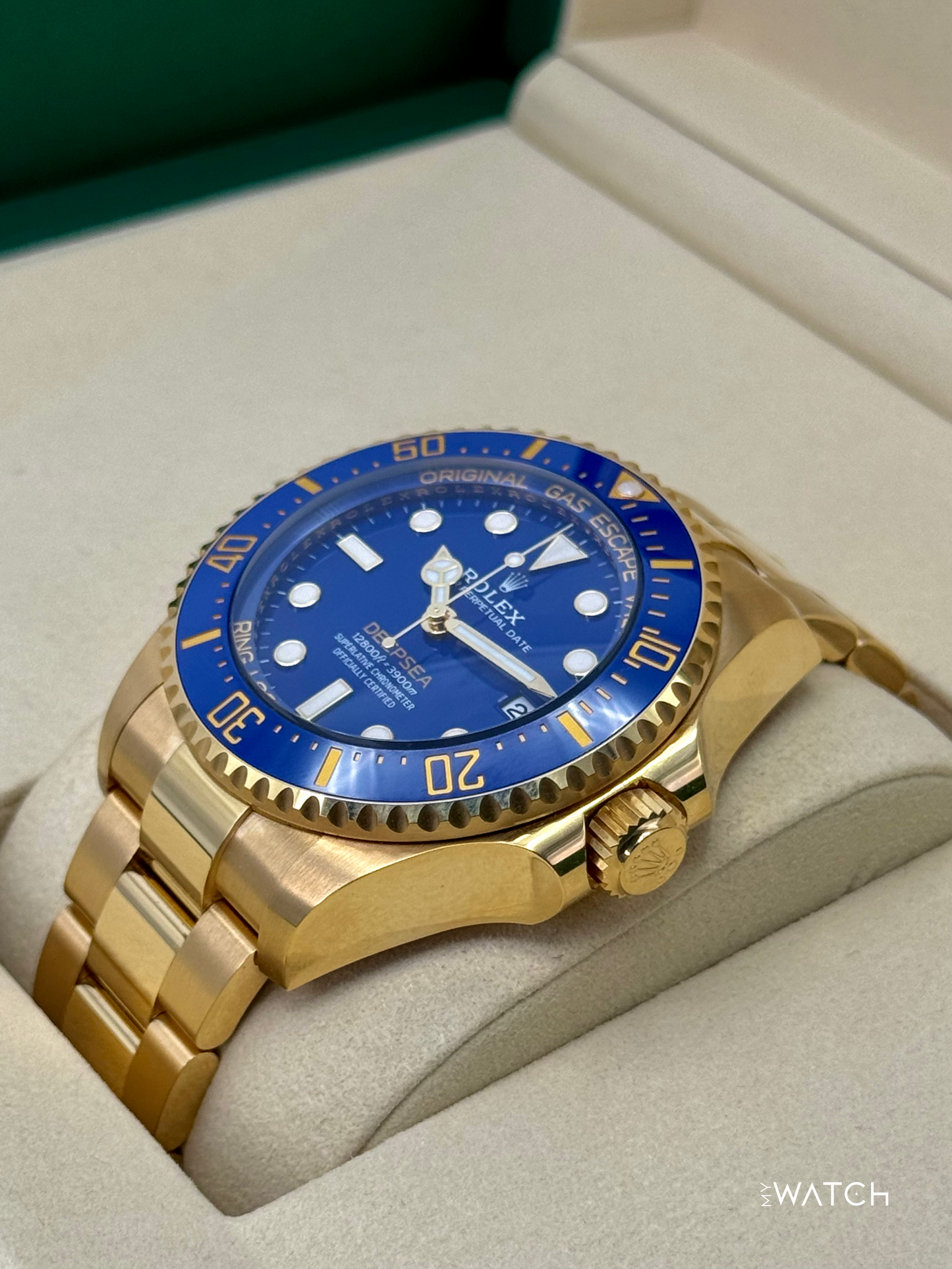 NEW 2025 Rolex Deepsea 44mm 136668LB Yellow Gold Blue Dial - MyWatchLLC