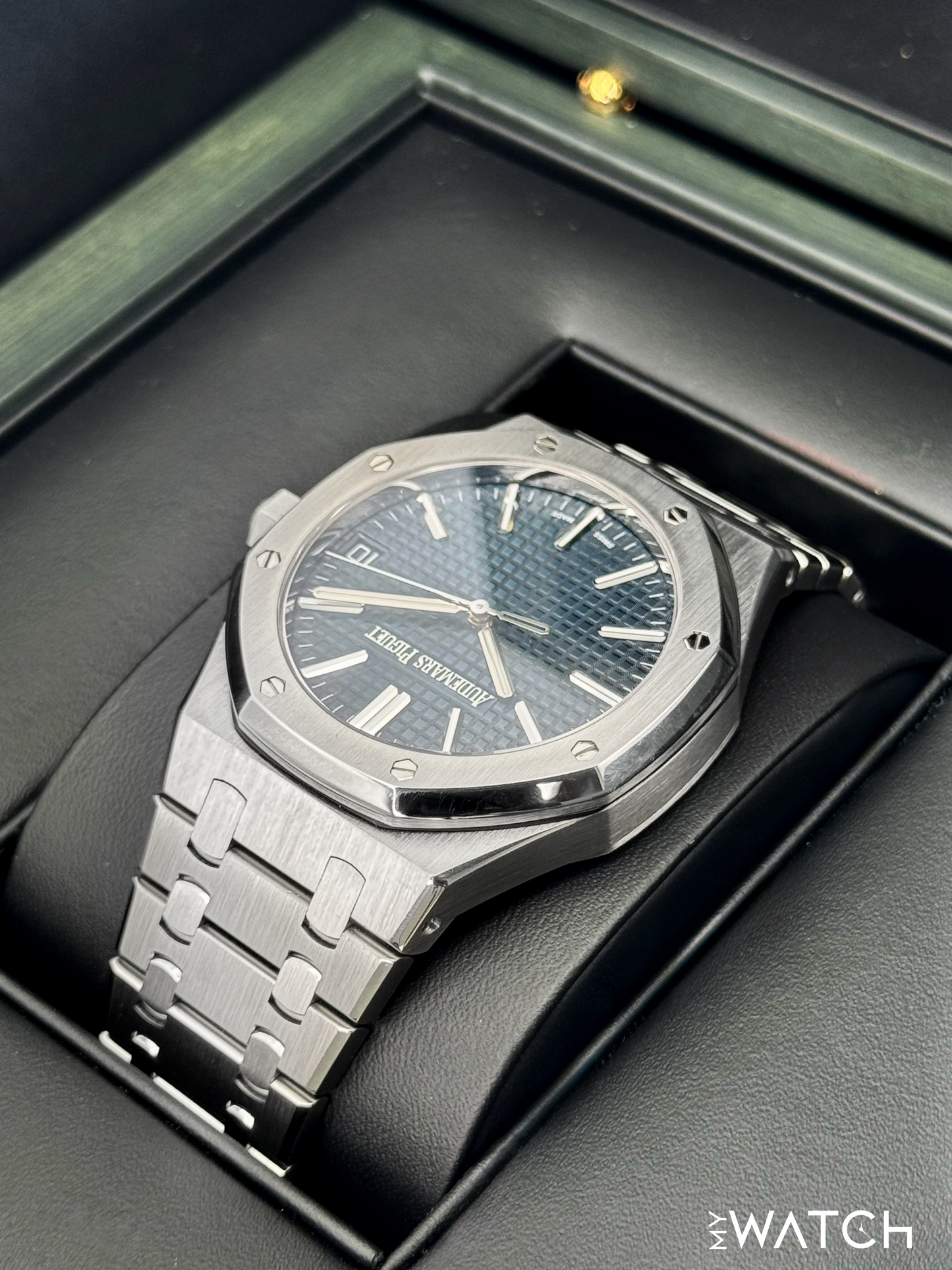 2023 Audemars Piguet  Royal Oak  41mm 15510ST Stainless Steel Blue Dial