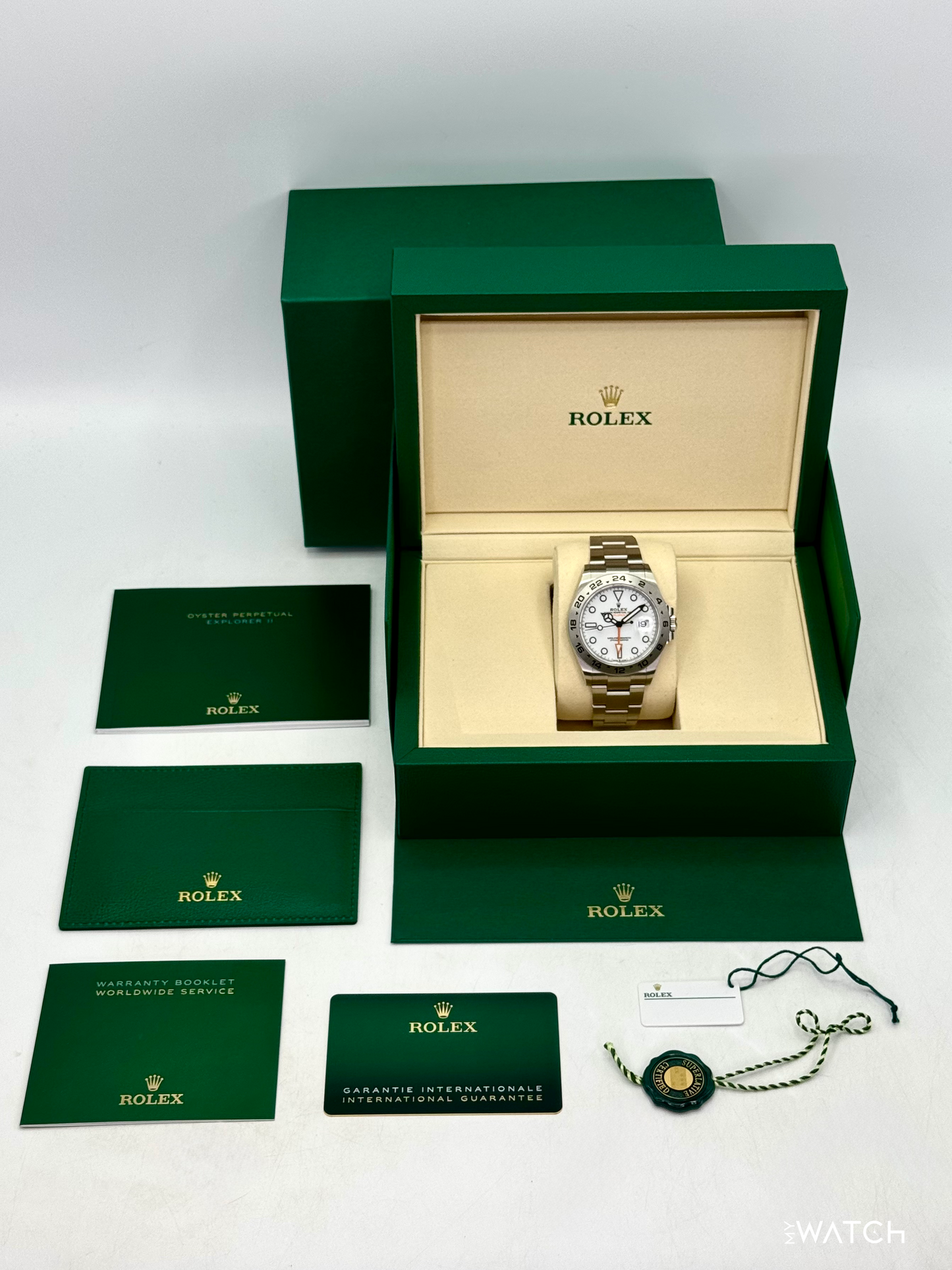 2025 Rolex Explorer II 42mm 226570 Polar White Dial - MyWatchLLC