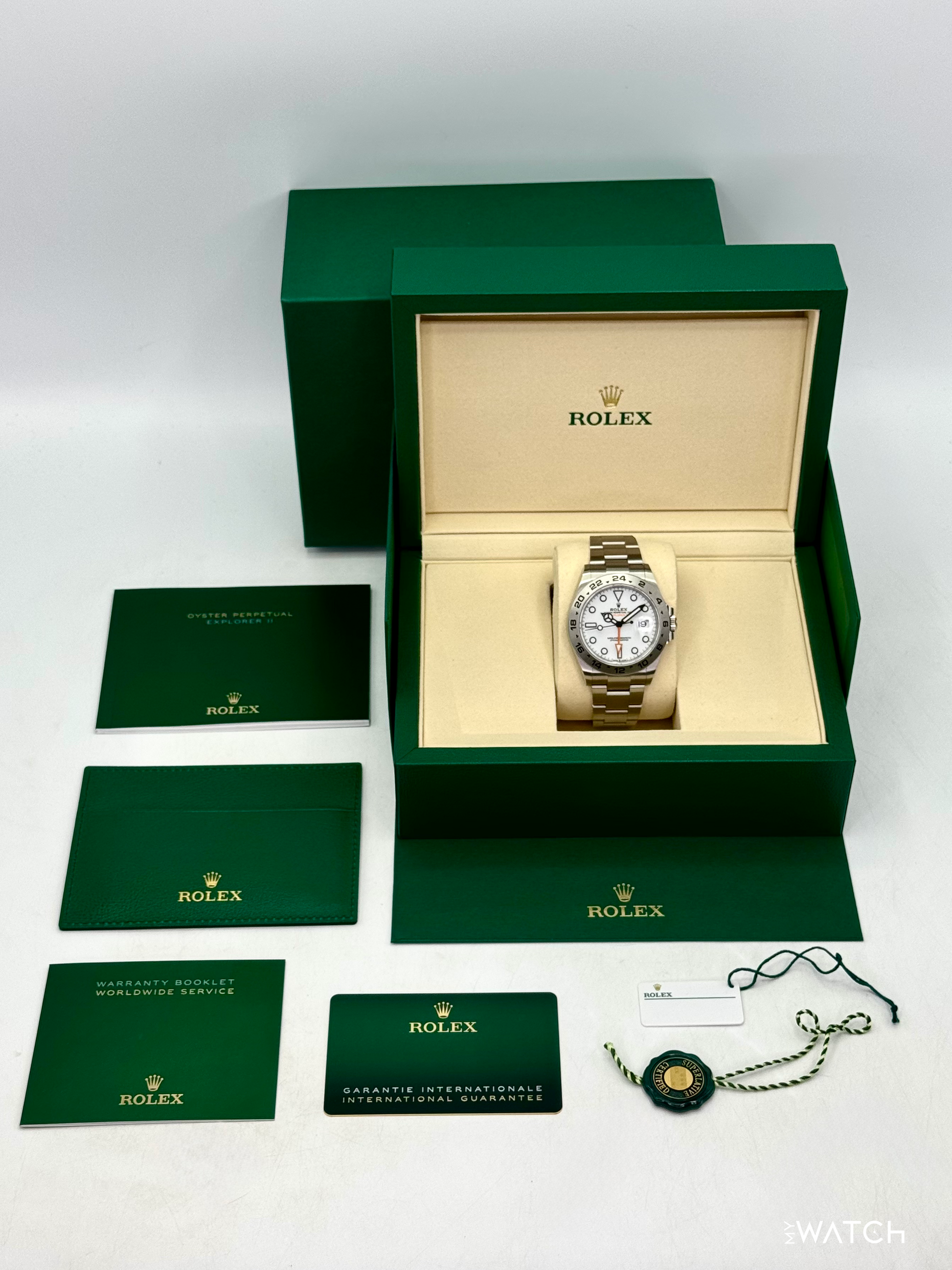 2025 Rolex Explorer II 42mm 226570 Polar White Dial - MyWatchLLC