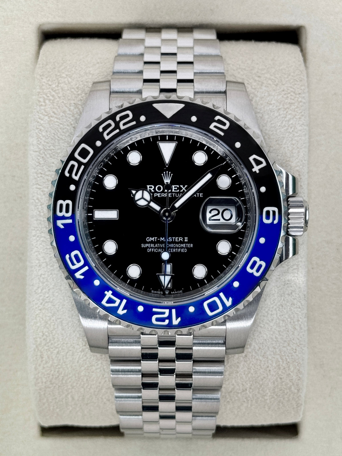 2025 Rolex GMT-Master II Batgirl 40mm 126710BLNR Jubilee