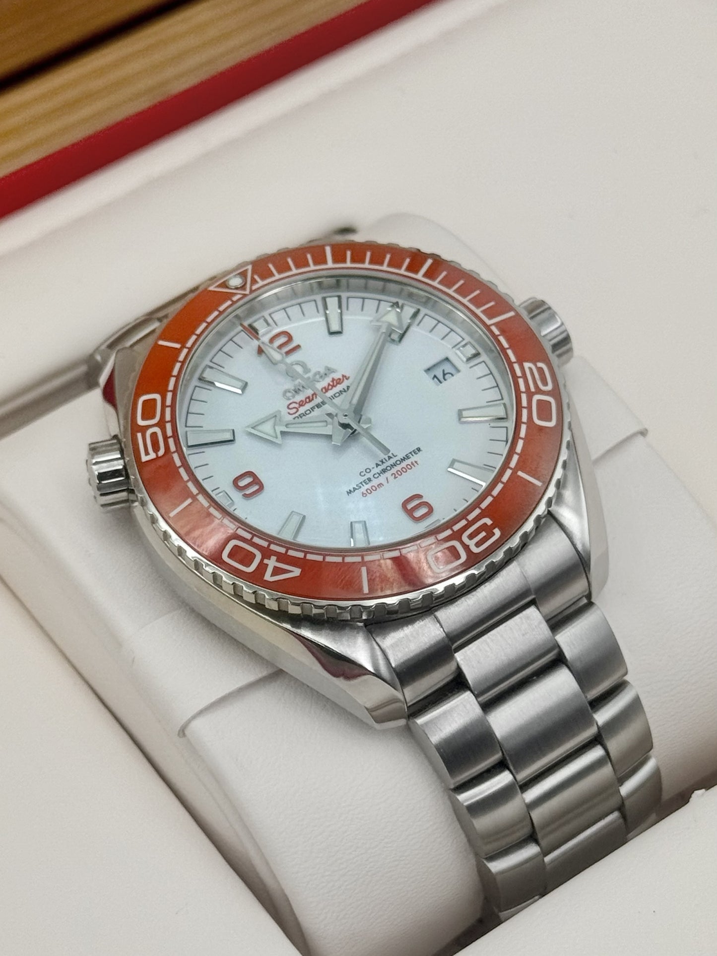 2023 Omega Seamaster Planet Ocean 43.5mm 215.30.44.21.04.001 White Dial