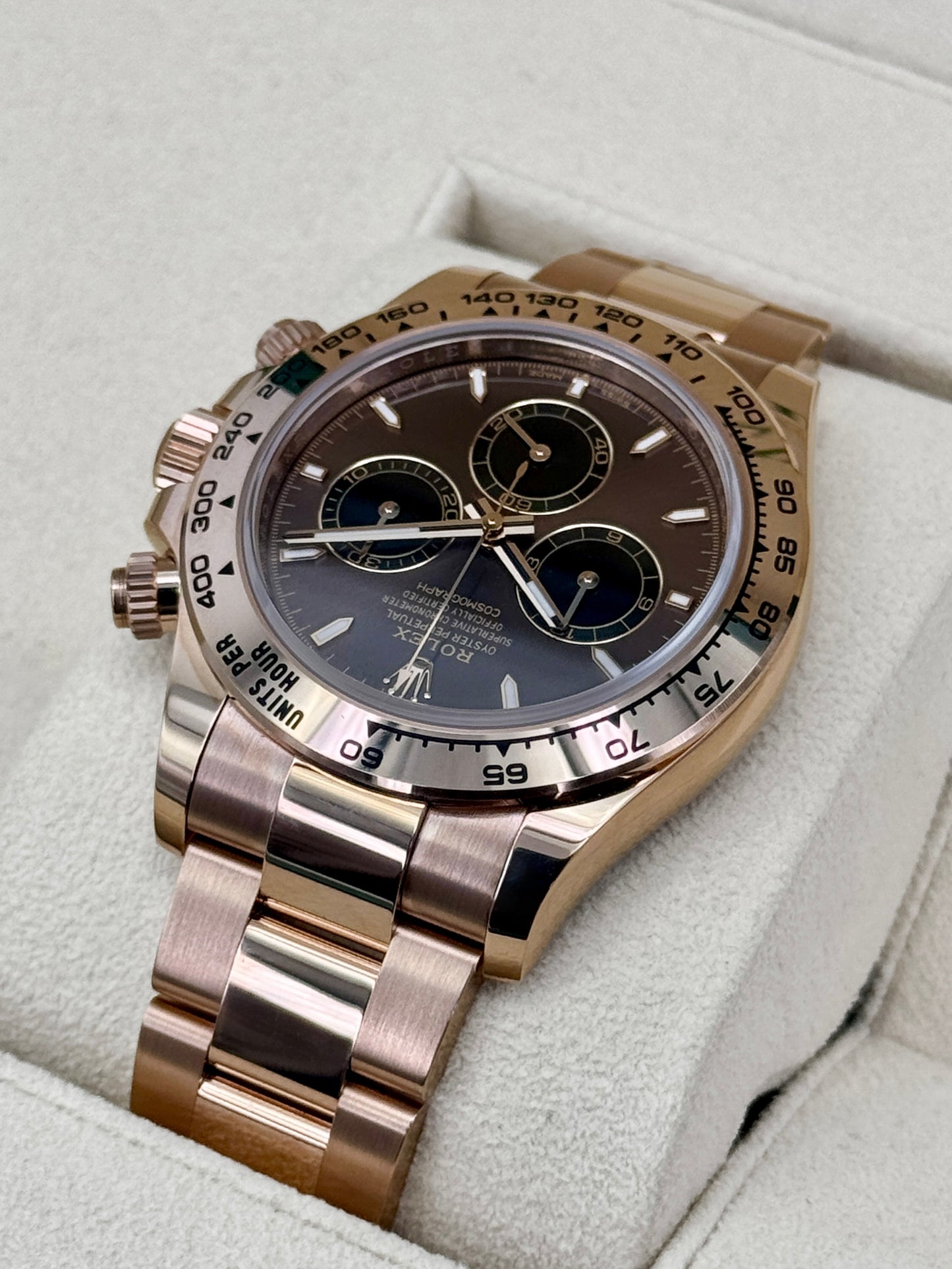 2025 Rolex Daytona 40mm 126505 Rose Gold Chocolate Dial