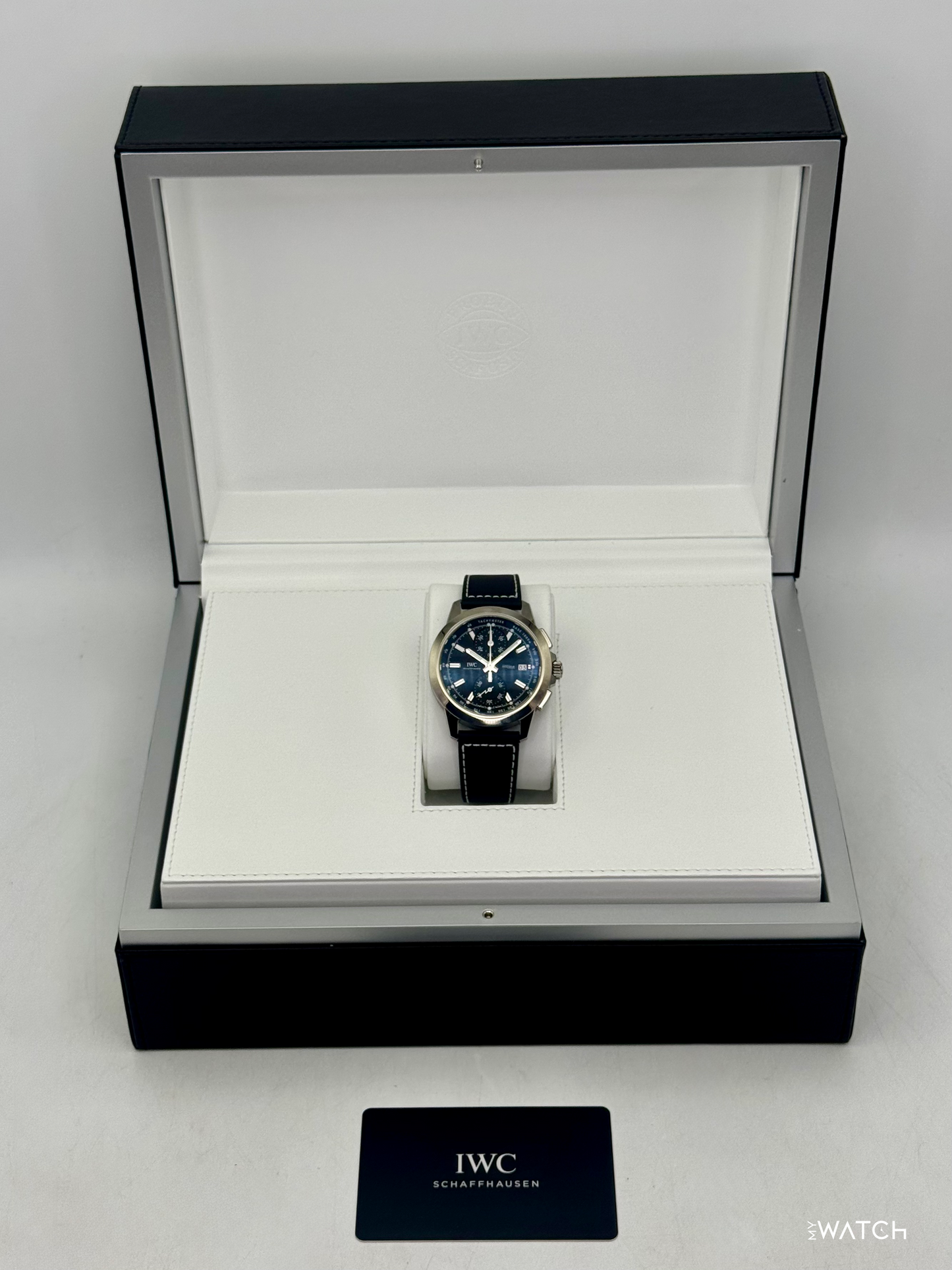 2018 IWC Ingenieur Chronograph Sport 44mm IW380901 Stainless Steel Black Dial