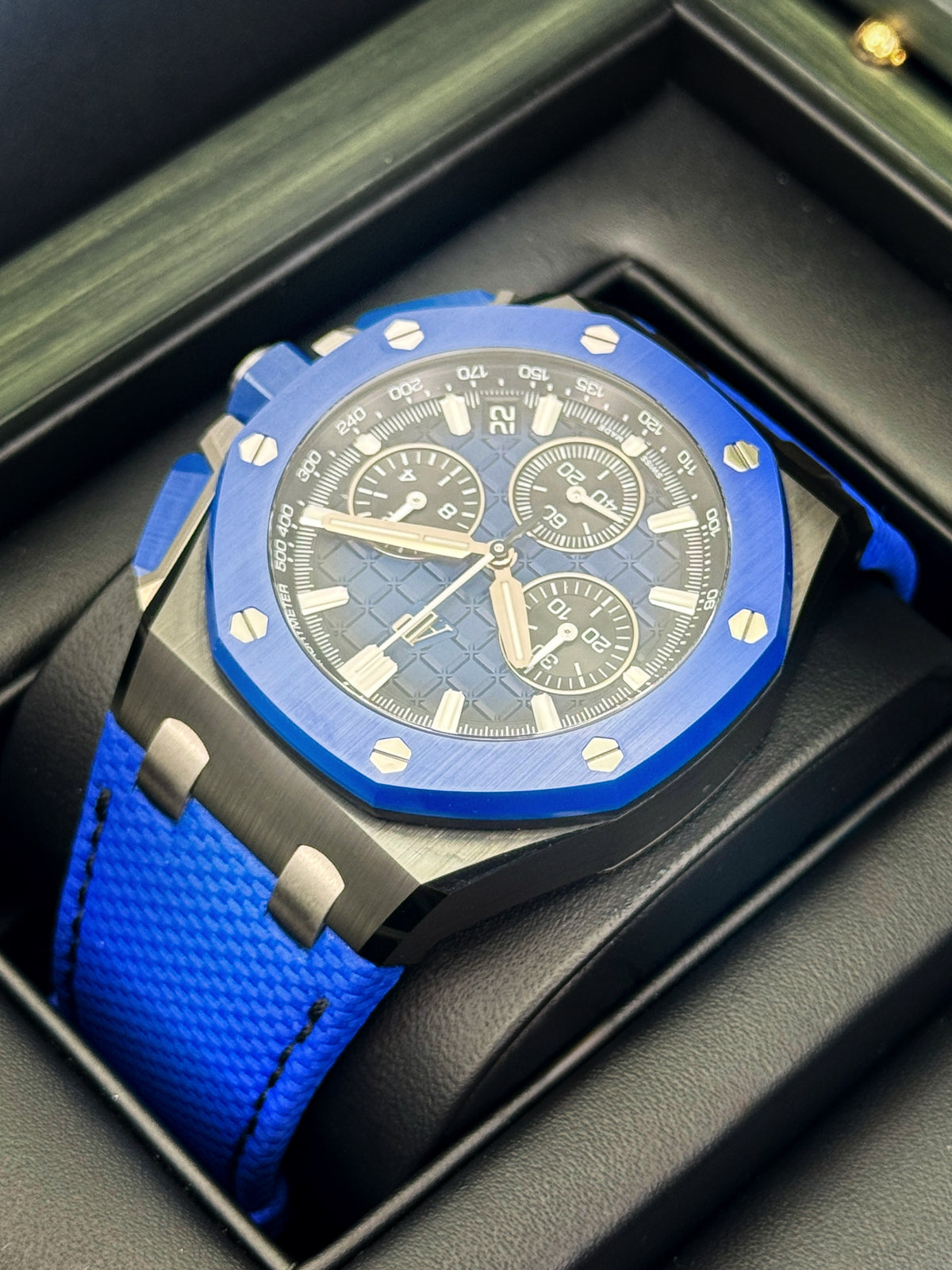 2024 Audemars Piguet Royal Oak Offshore Chrono 43mm 26420CE Ceramic Blue Dial