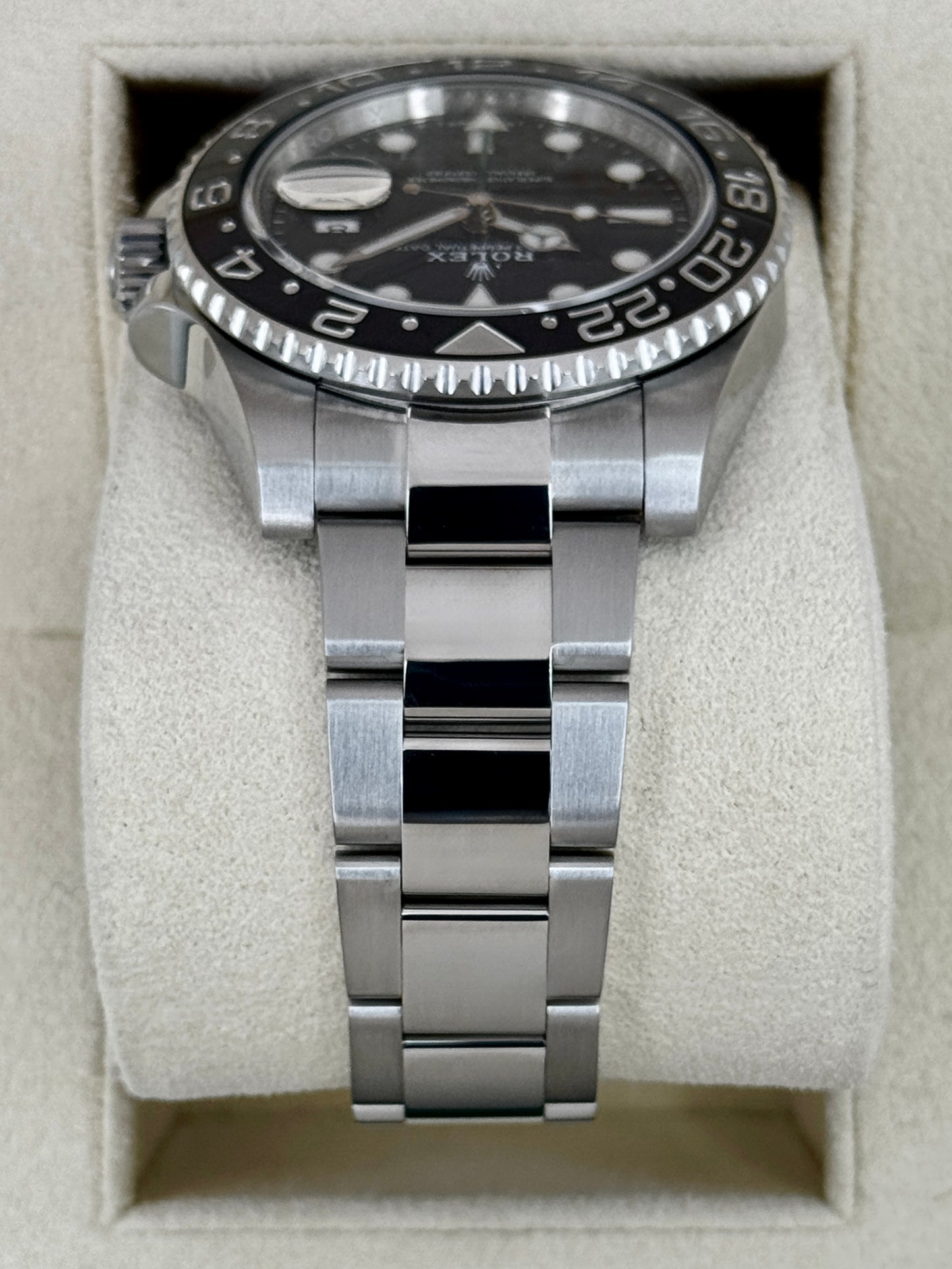 2018 Rolex GMT-Master II 40mm 116710LN Stainless Steel Black Dial