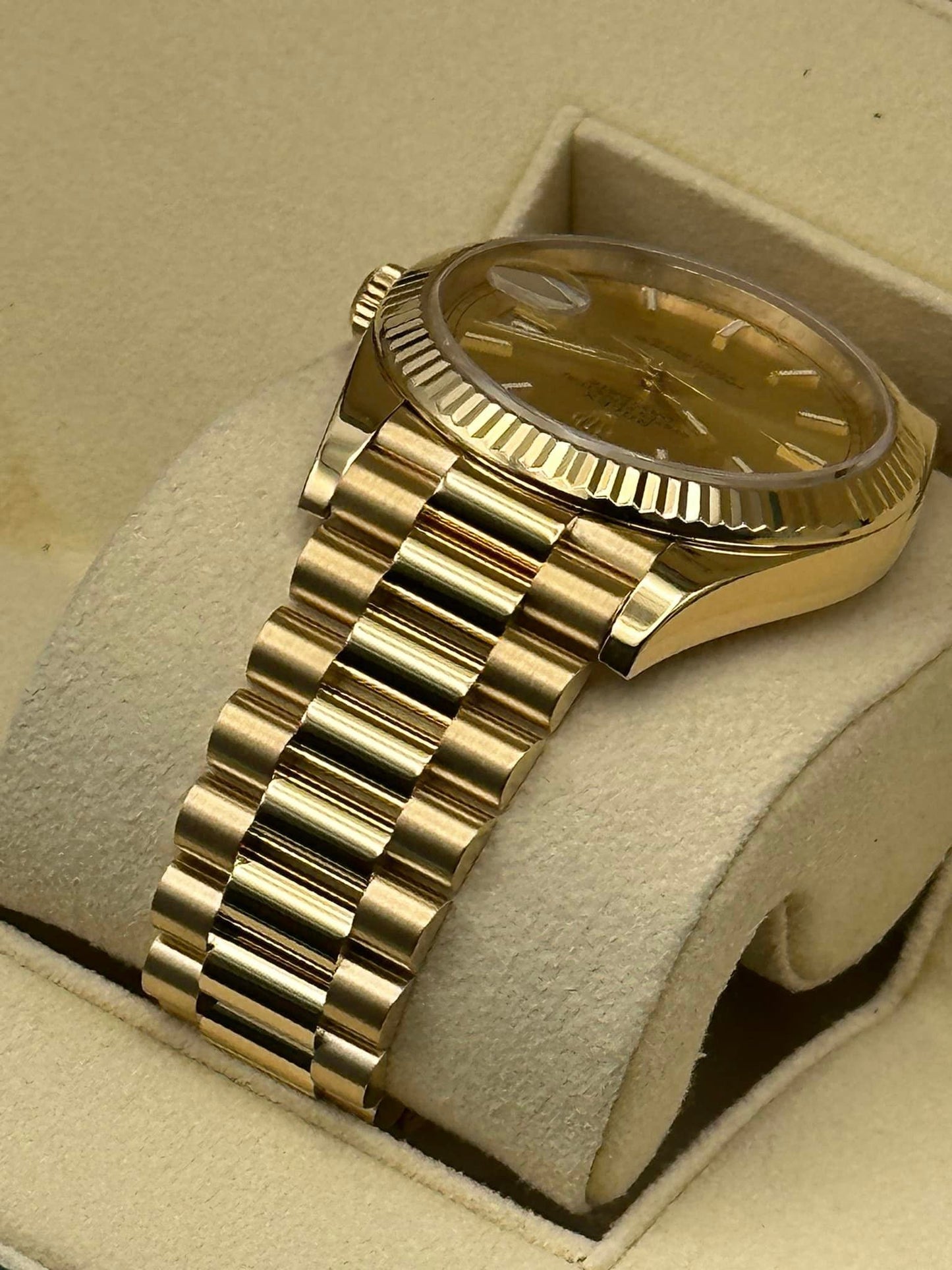 2020 Rolex Day-Date 40mm 228238 Yellow Gold Champagne Dial - MyWatchLLC
