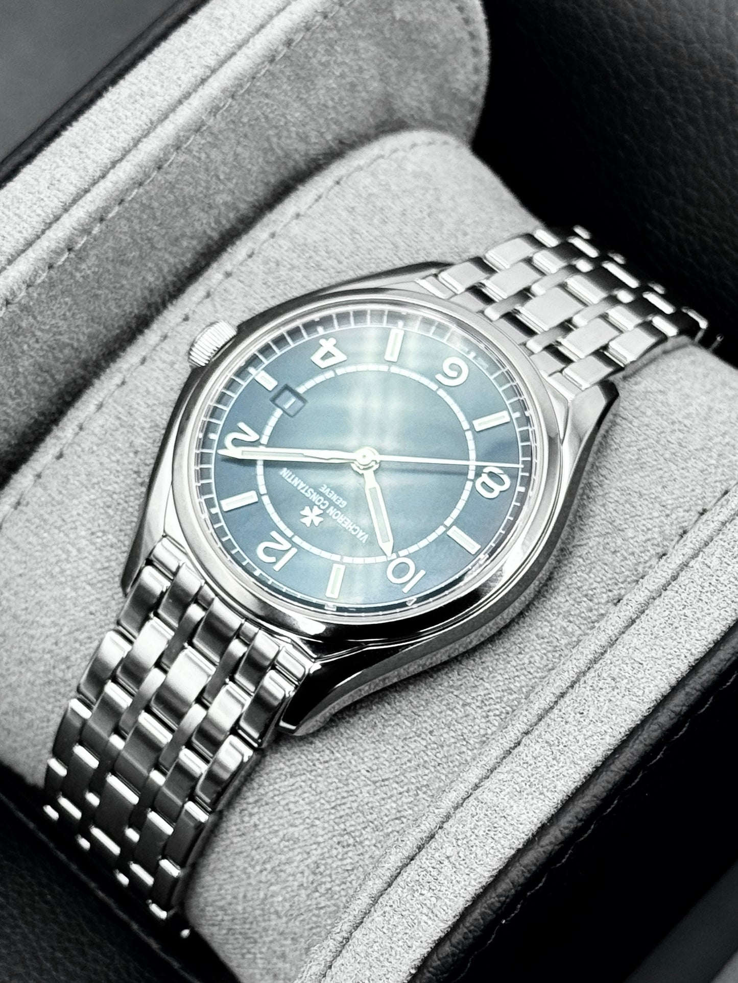NEW 2026 Vacheron Constantin Fiftysix 40mm 4600E Stainless Steel Blue Dial
