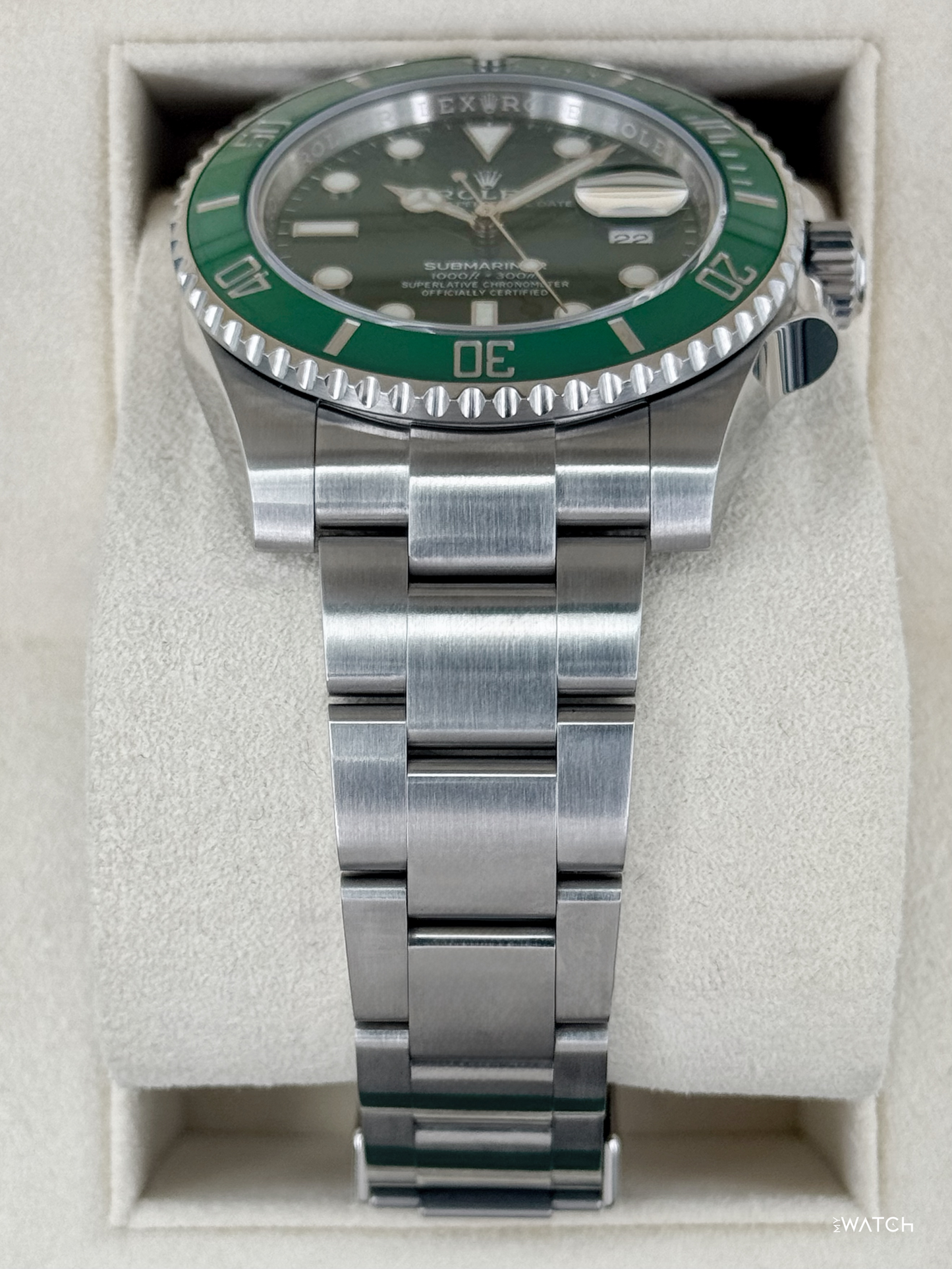 2017 Rolex Submariner “Hulk” 40mm 116610LV Green Dial - MyWatchLLC