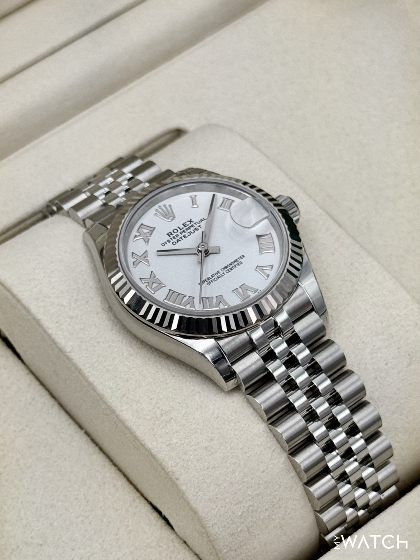 NEW 2025 Rolex Datejust 31mm 278274 Stainless Steel Jubilee White Dial