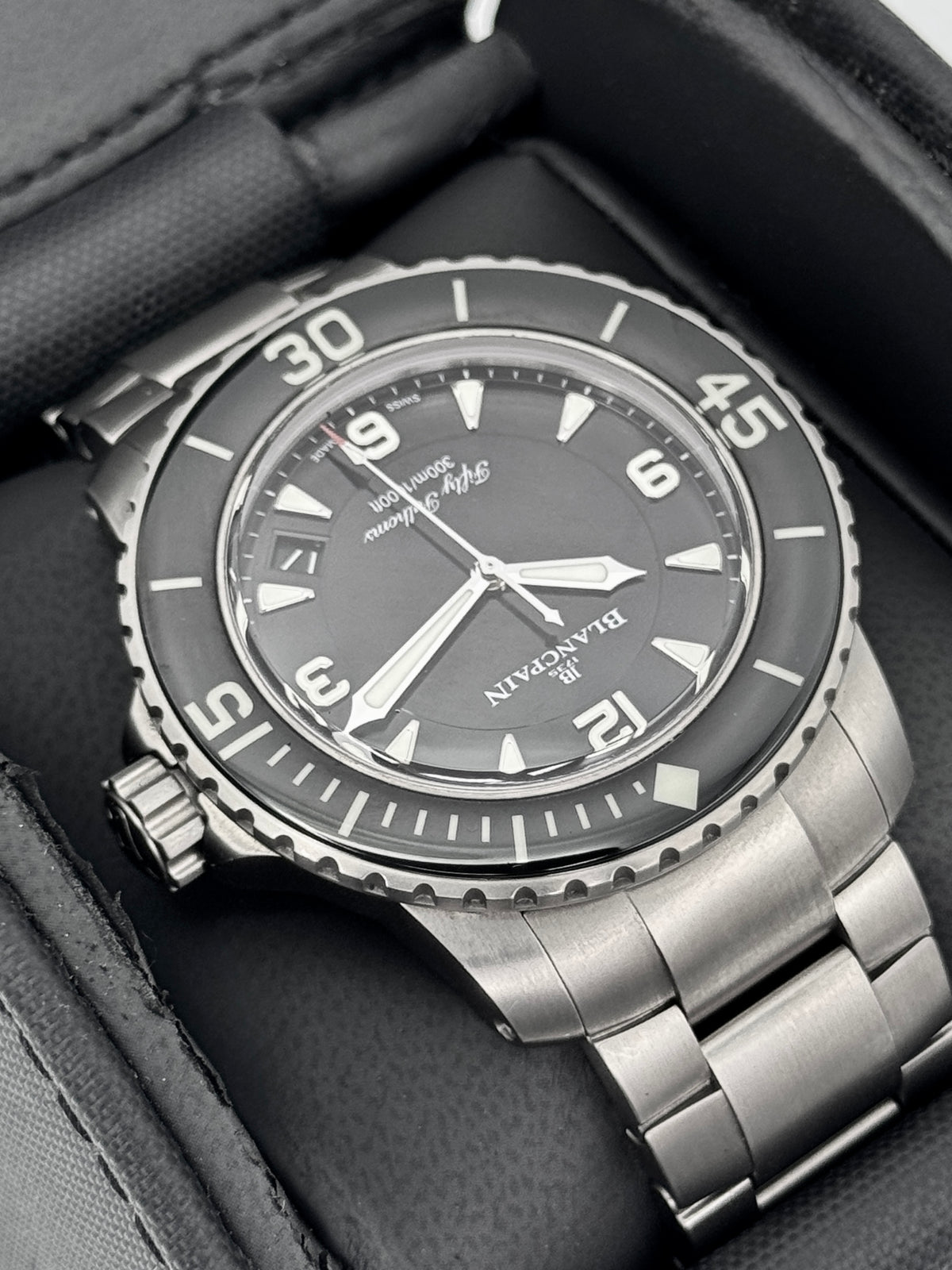 2024 Blancpain Fifty Fathoms Automatique 45mm 5015-12B30-98B Titanium Black Dial