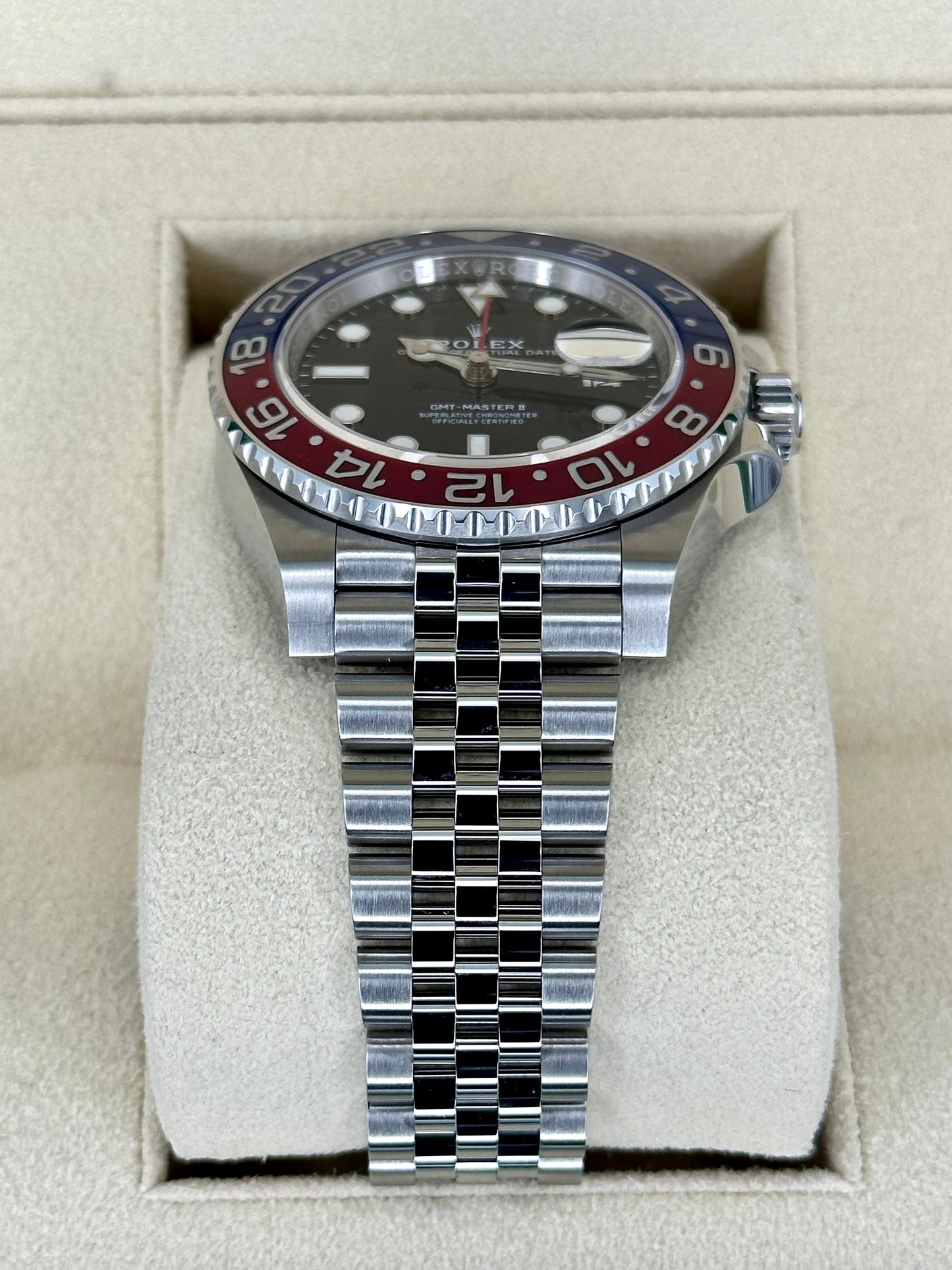 2022 Rolex GMT-Master II "Pepsi" 40mm 126710BLRO Jubilee Black Dial - MyWatchLLC