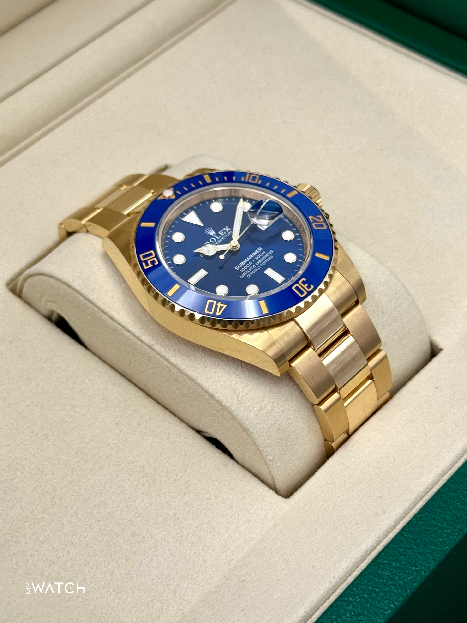 NEW 2025 Rolex Submariner "Bluesy" 41mm 126618LB Yellow Gold Blue Dial - MyWatchLLC