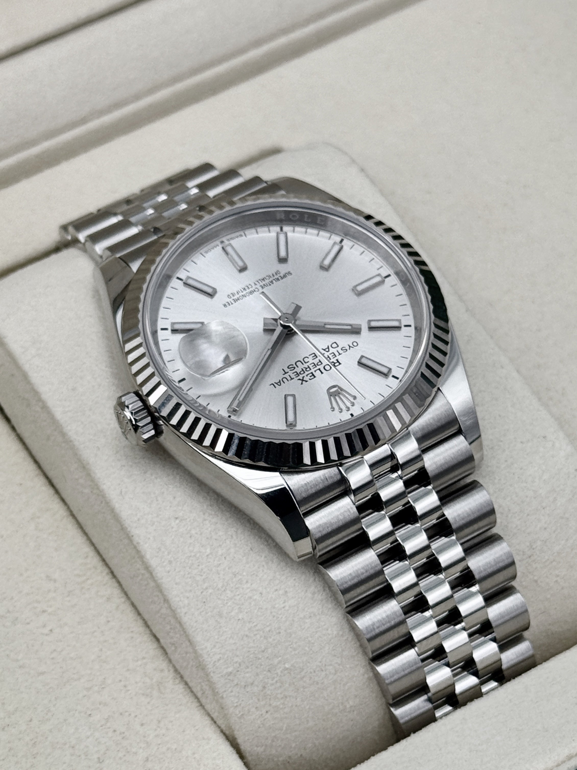 NEW 2026 Rolex Datejust 36mm 126234 Stainless Steel Jubilee Silver Dia