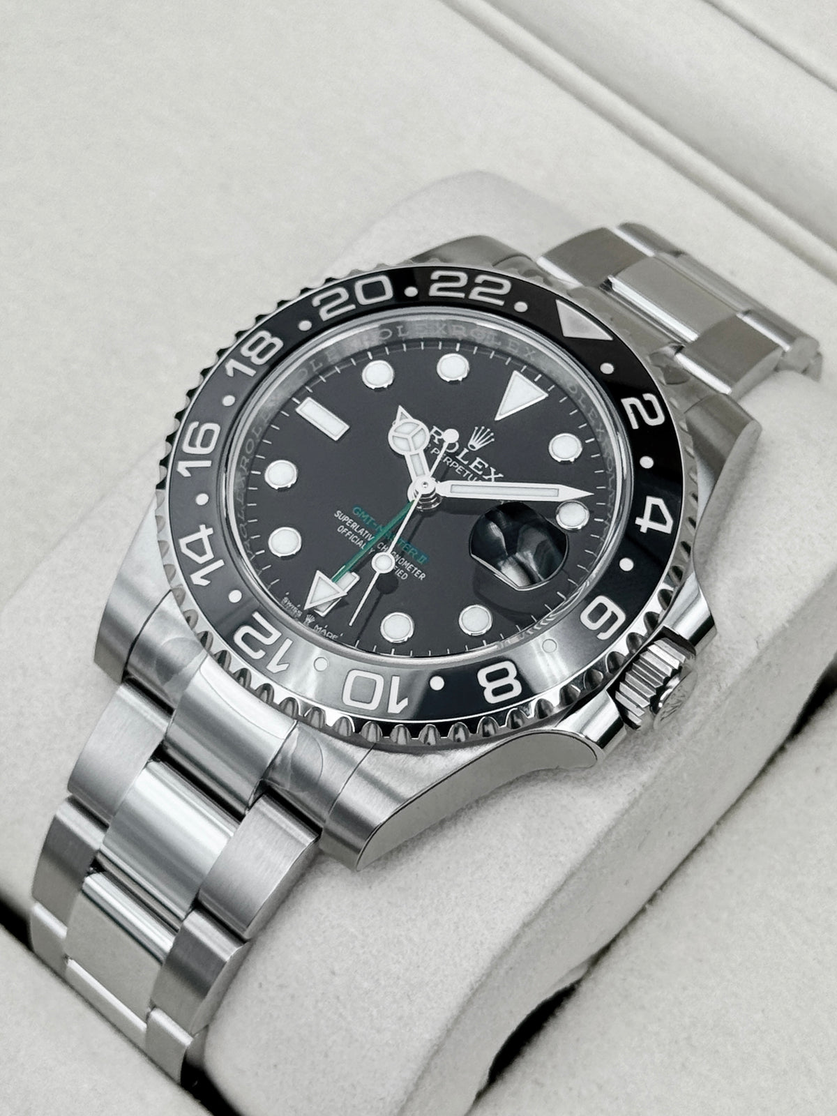 NEW 2026 Rolex GMT-Master II Bruce Wayne 40mm 126710GRNR Oyster (NEW STYLE CARD)