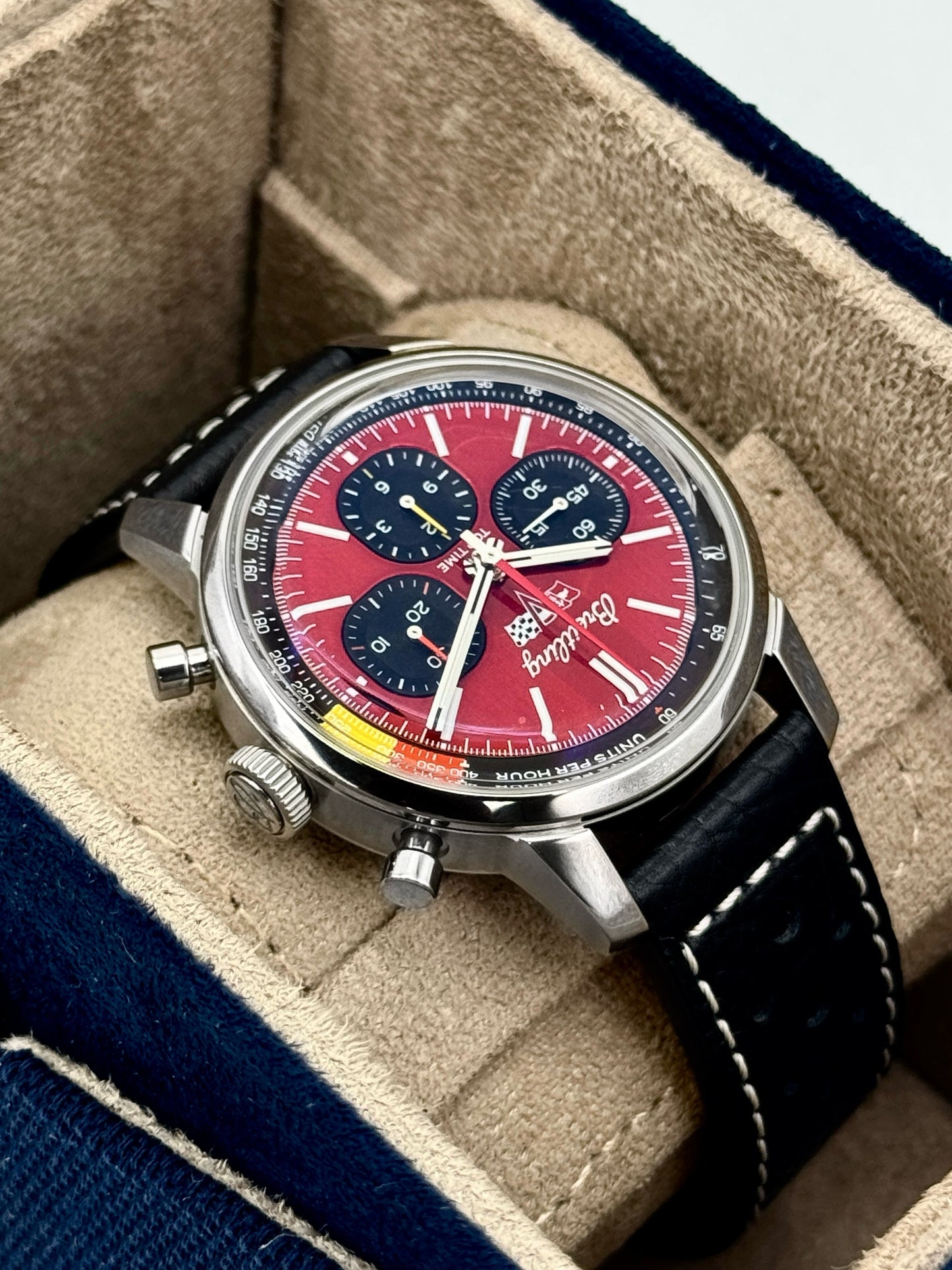 2023 Breitling Top Time B01 Corvette 41mm AB0176 Stainless Steel Red Dial