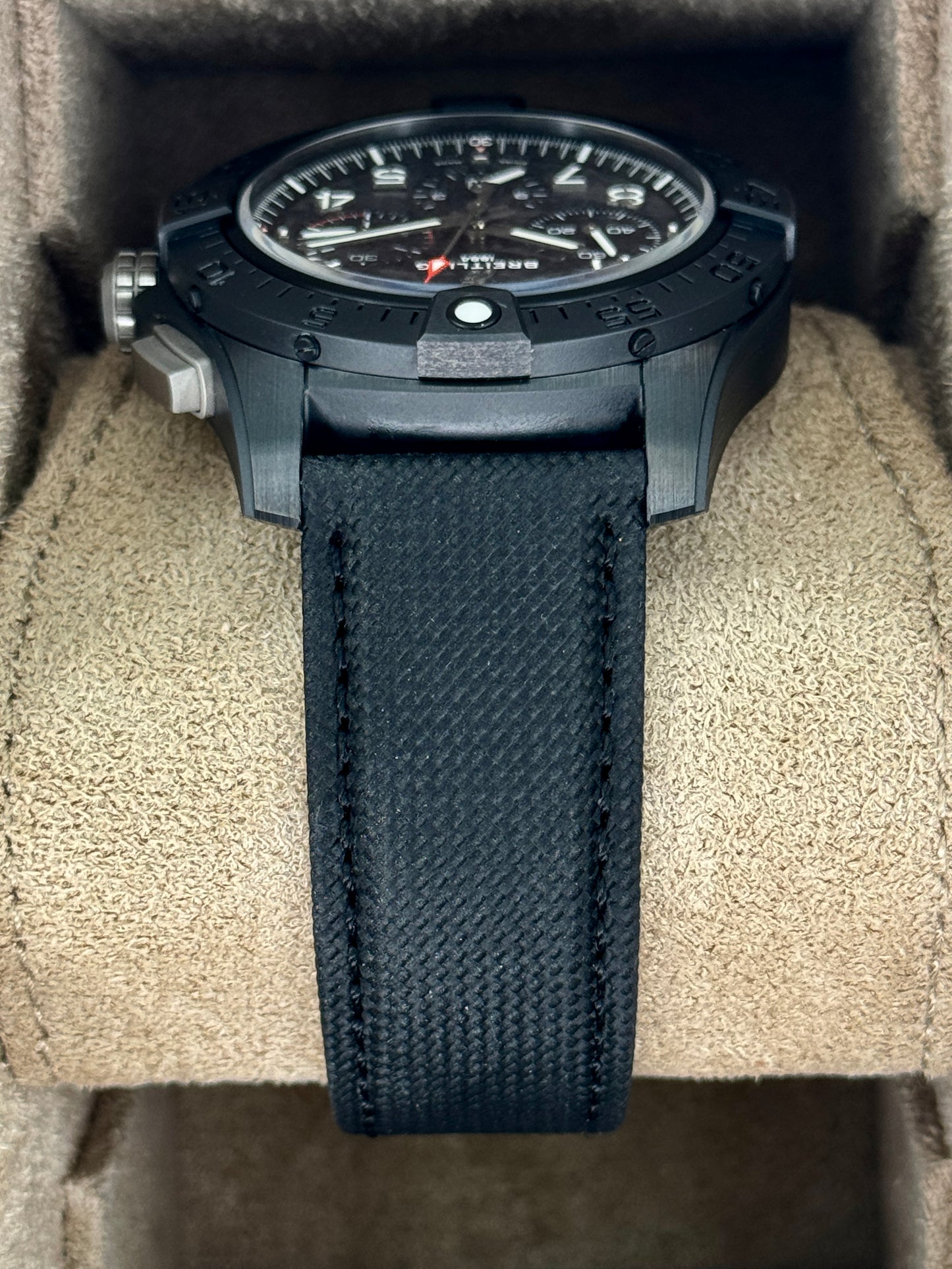 2026 Breitling Avenger B01 Chronograph Night Mission 44mm SB0147 Ceramic Black Dial