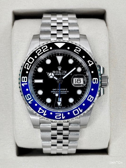 NEW 2026 Rolex GMT-Master II "Batgirl" 40mm 126710BLNR Jubilee (STICKERED) - MyWatchLLC