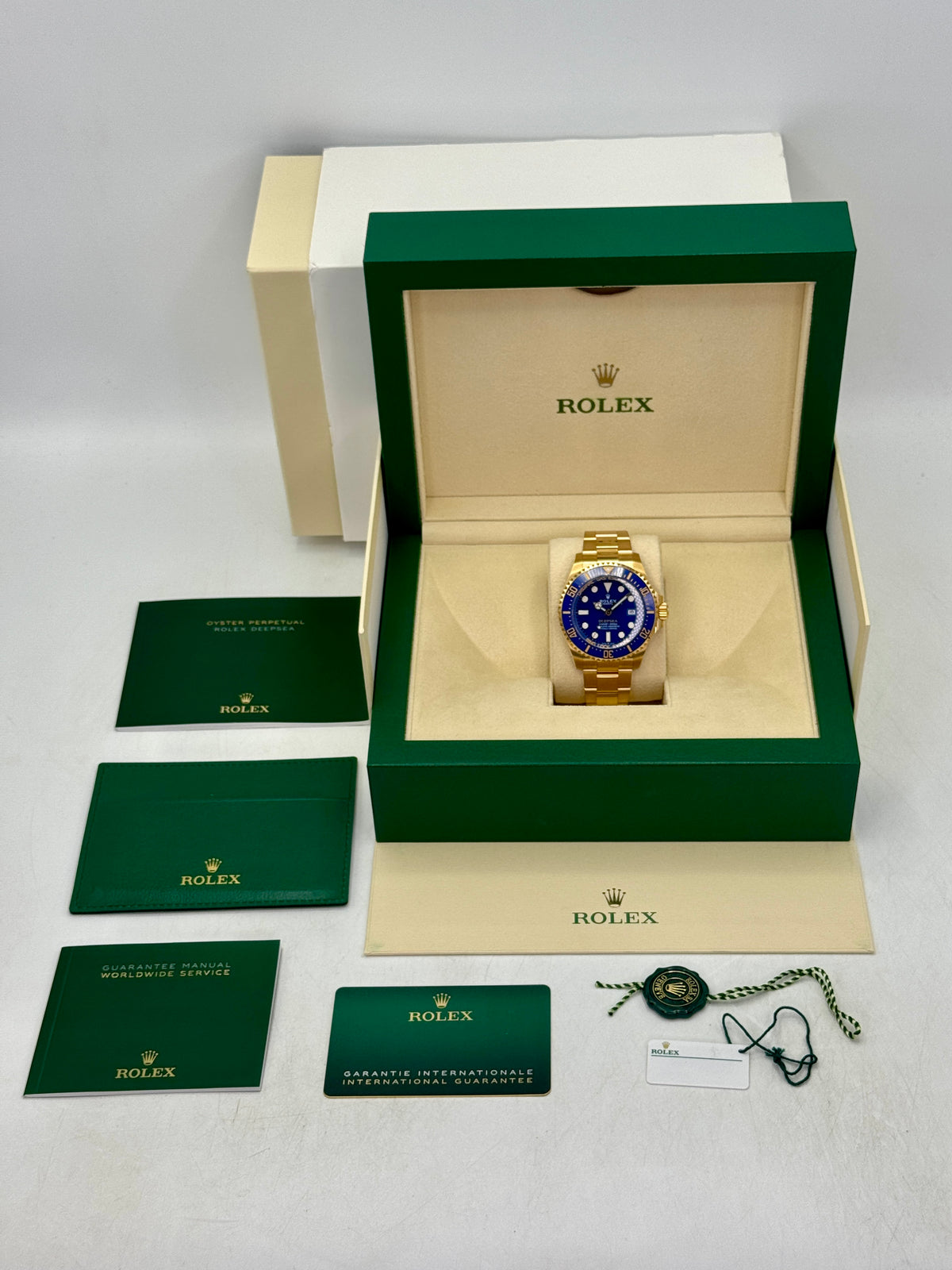 2025 Rolex Deepsea 44mm 136668LB Yellow Gold Blue Dial