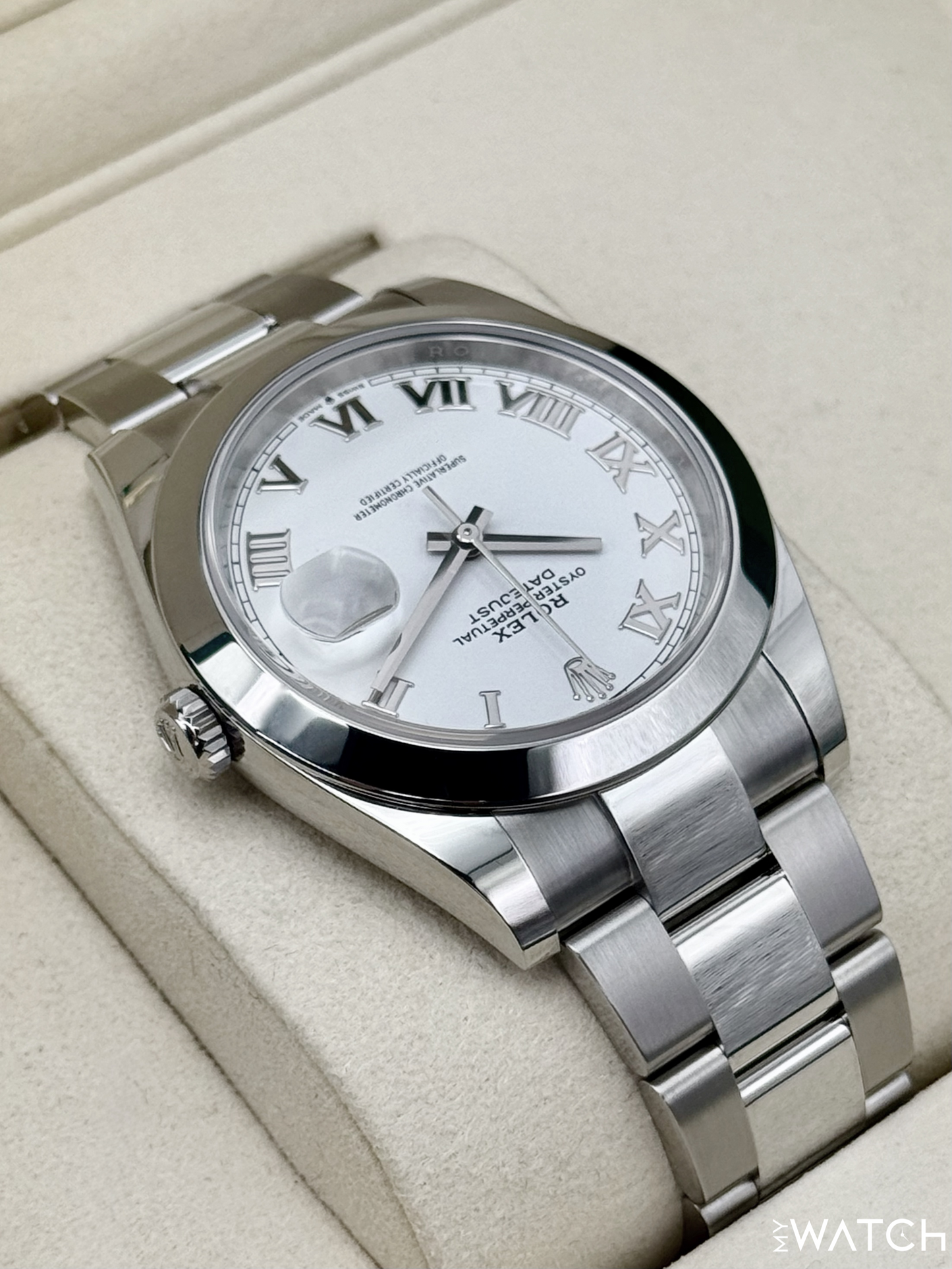NEW 2025 Rolex Datejust 41mm 126300 Stainless Steel Oyster White Dial