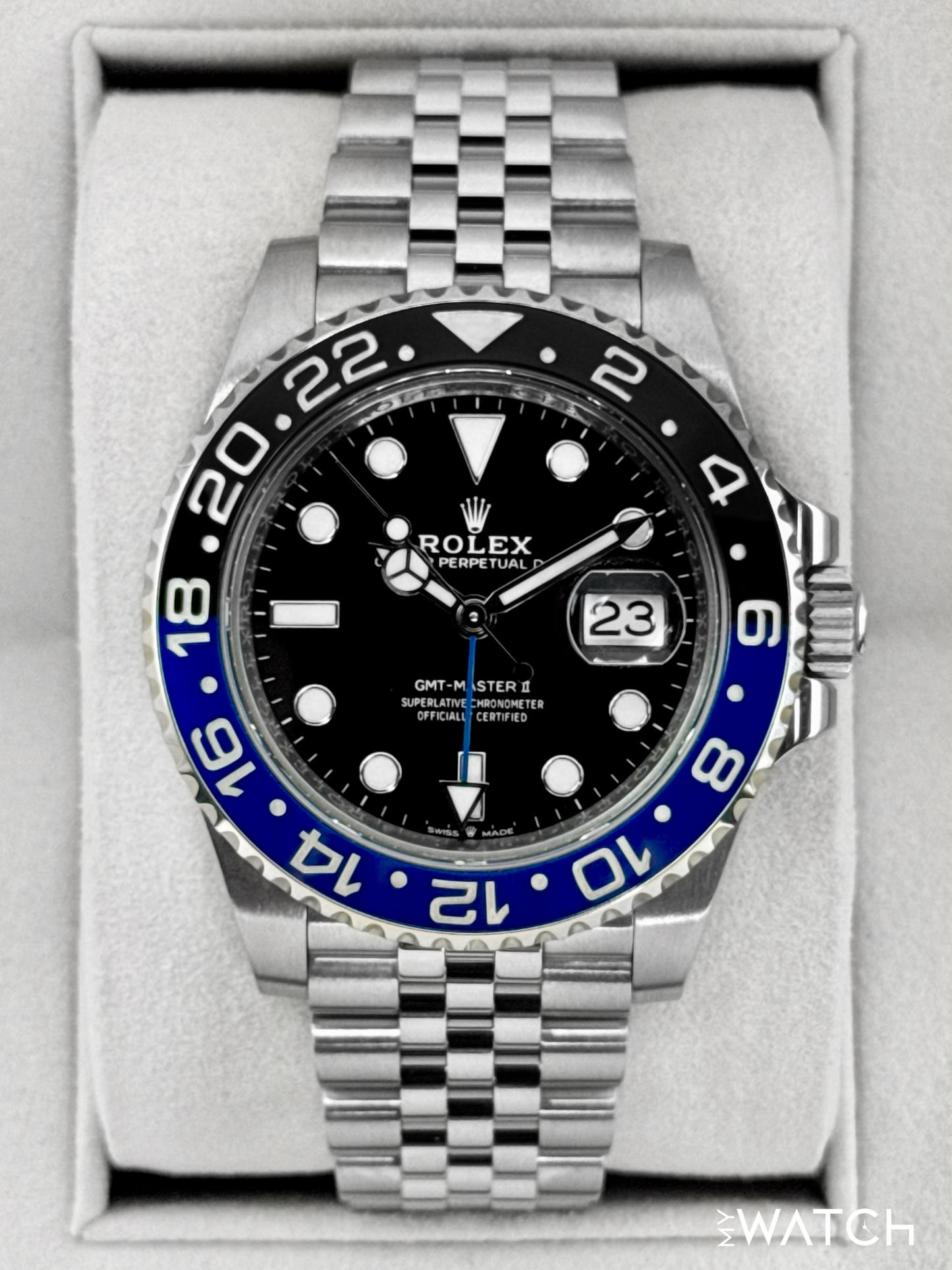 2022 Rolex GMT-Master II "Batgirl" 40mm 126710BLNR Jubilee