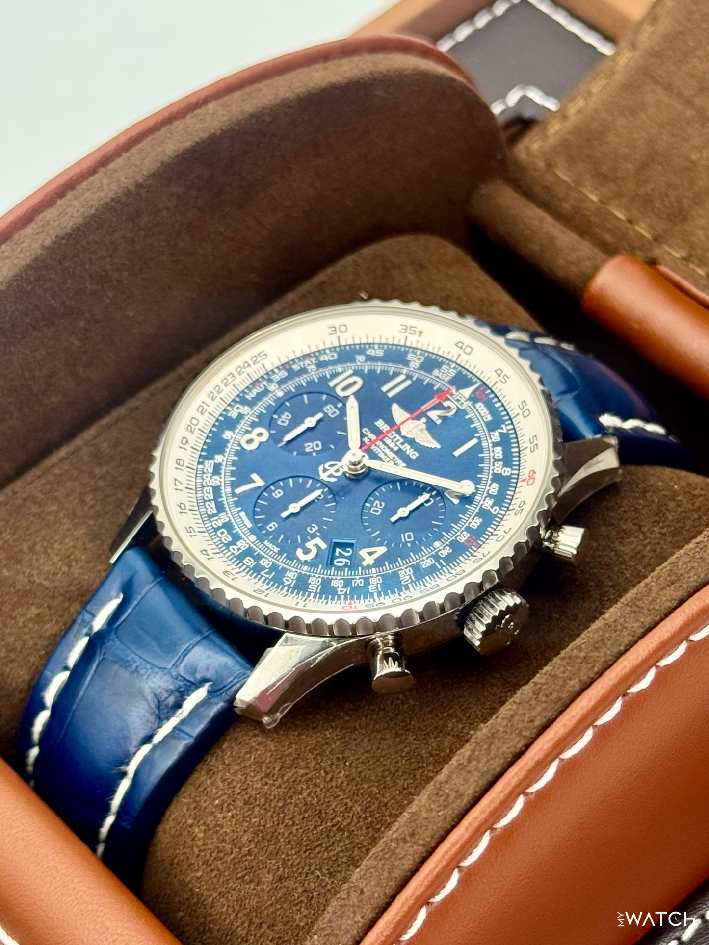 Breitling Navitimer 01 Limited Edition 43mm AB0121 Stainless Steel Blue Dial