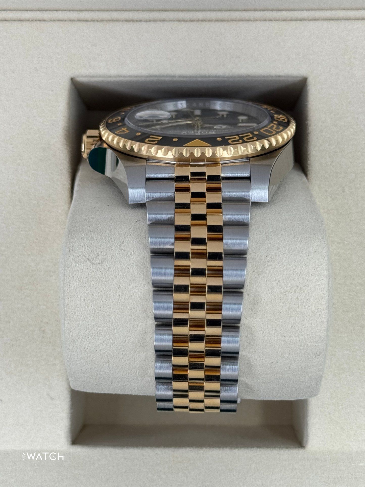 NEW 2025 Rolex GMT-Master II 40mm 126713GRNR Two-Tone Jubilee (STICKERED) - MyWatchLLC