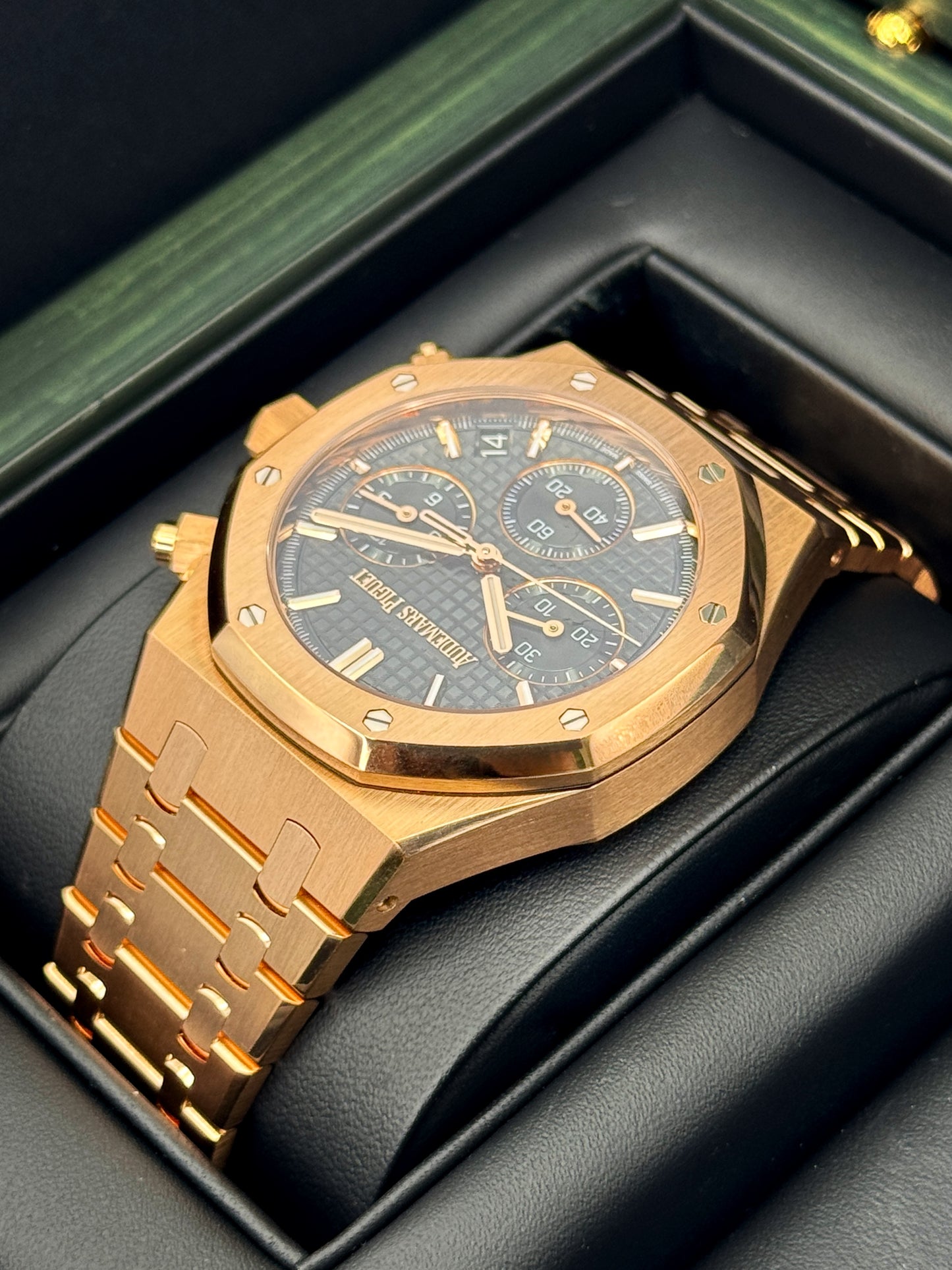 2024 Audemars Piguet Royal Oak Chronograph 41mm 26240OR Green Dial