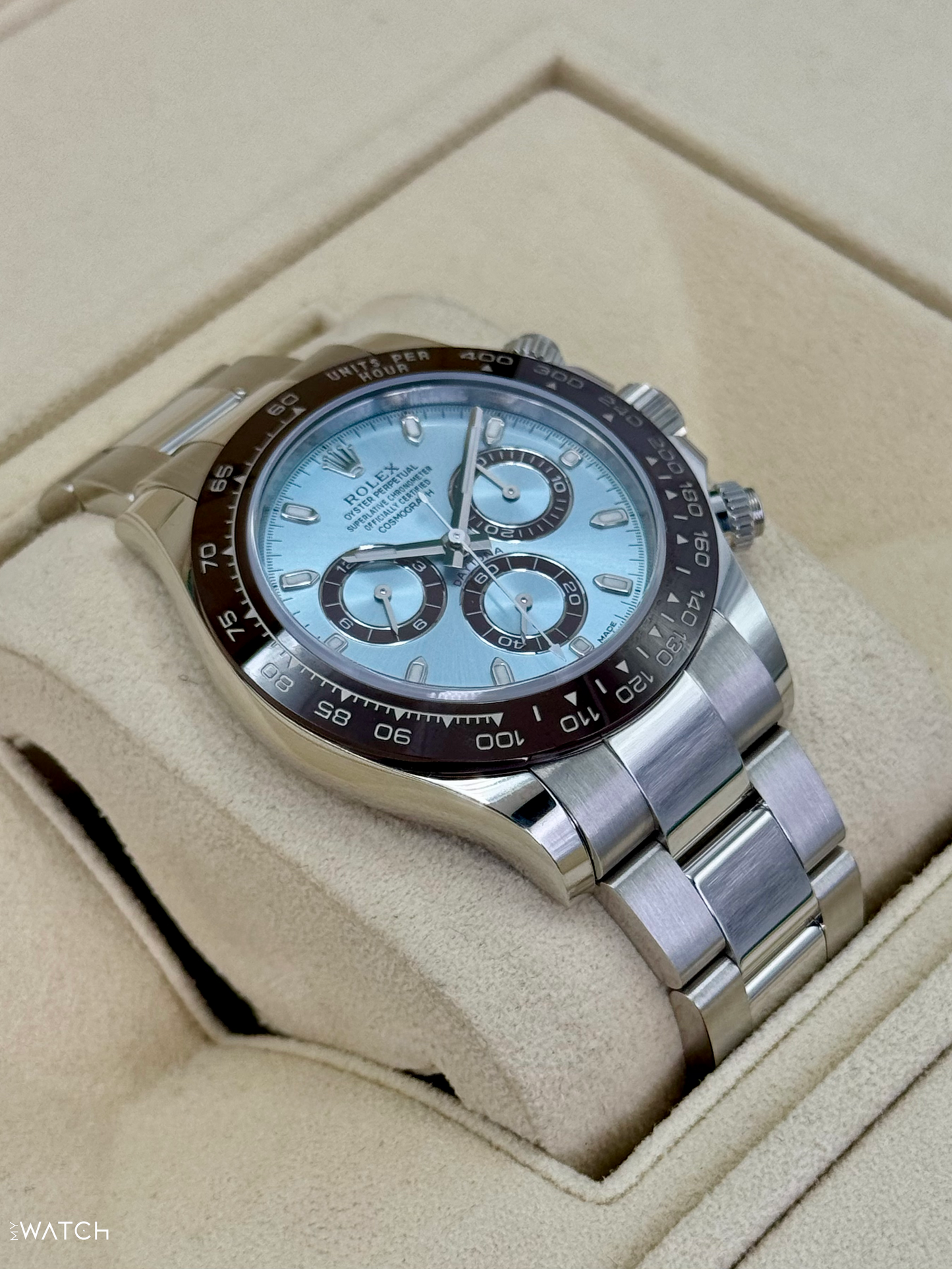 2018 Rolex Daytona 40mm 116506 Platinum Ice Blue Dial