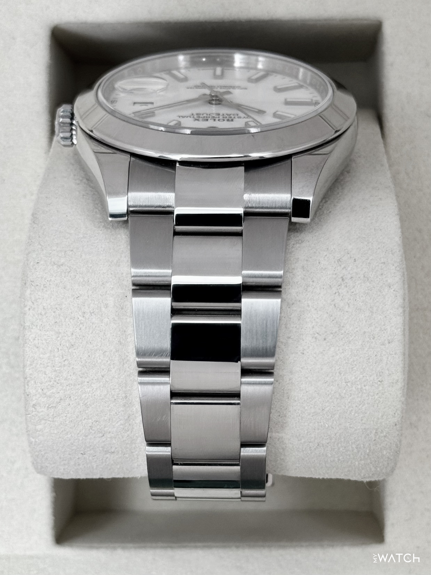 2025 Rolex Datejust 41mm 126300 Stainless Steel Oyster White Dial