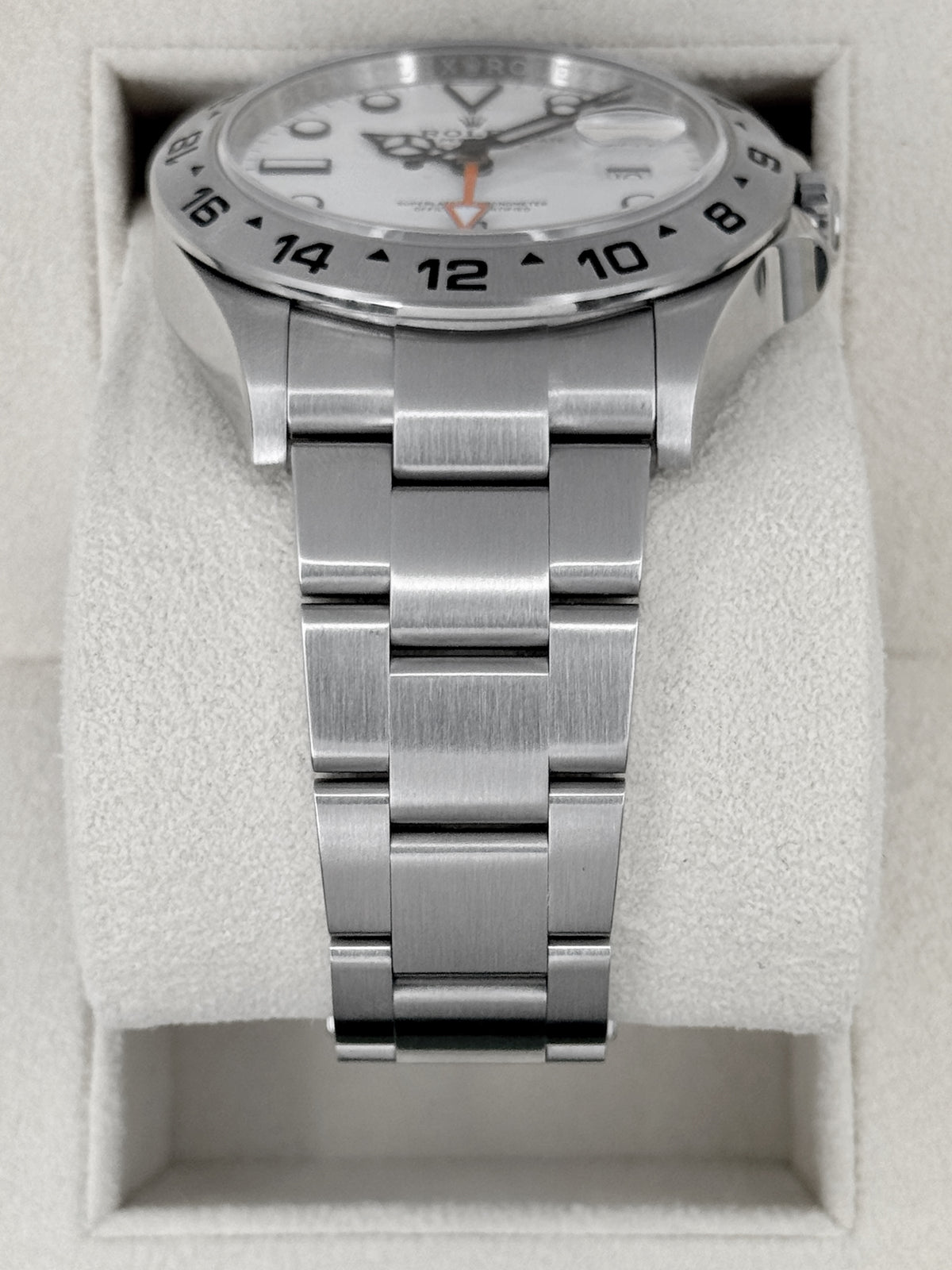 2024 Rolex Explorer II 42mm 226570 Stainless Steel Polar White Dial