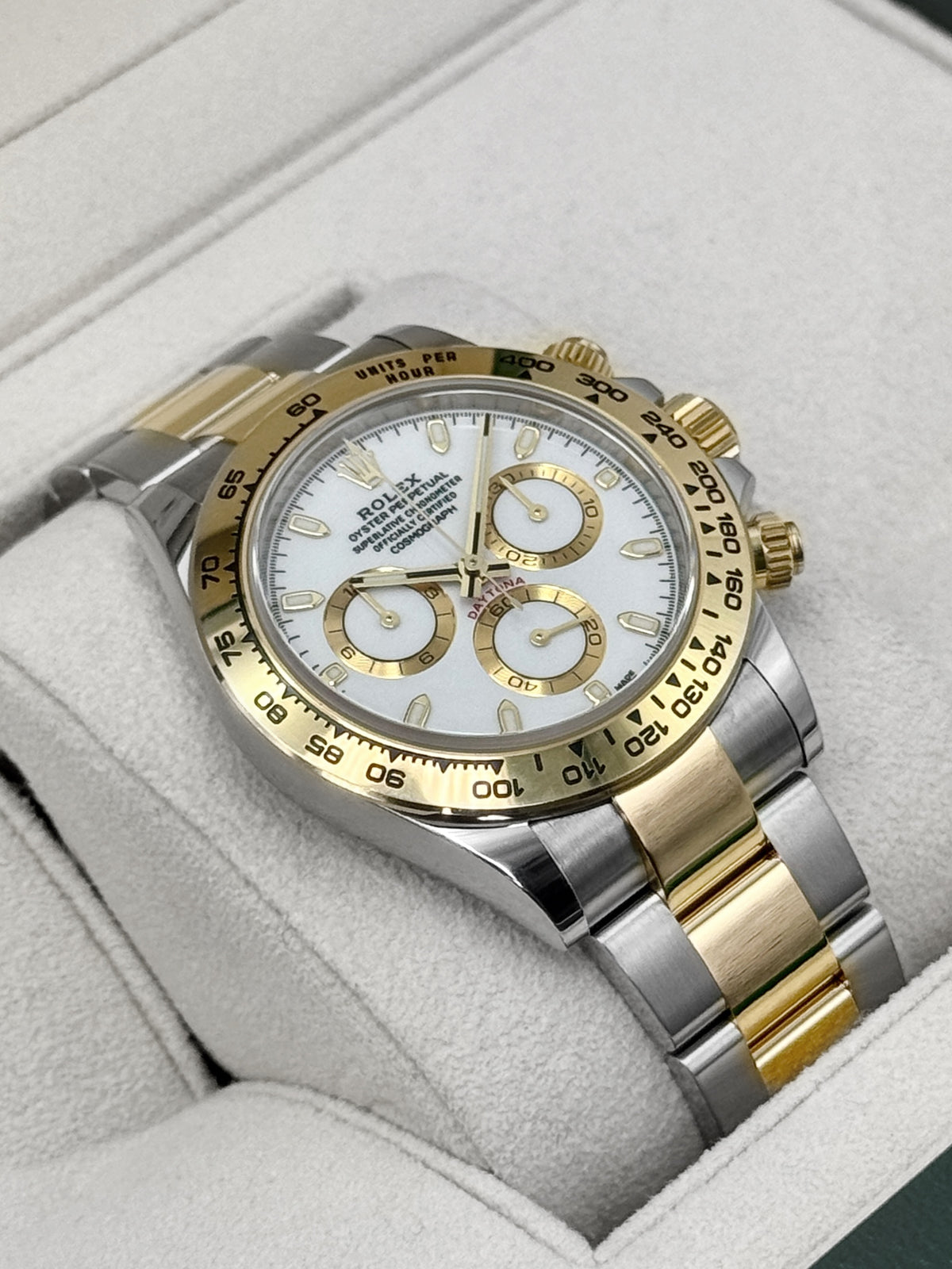2020 Rolex Daytona 40mm 116503 Two-Tone White Dial