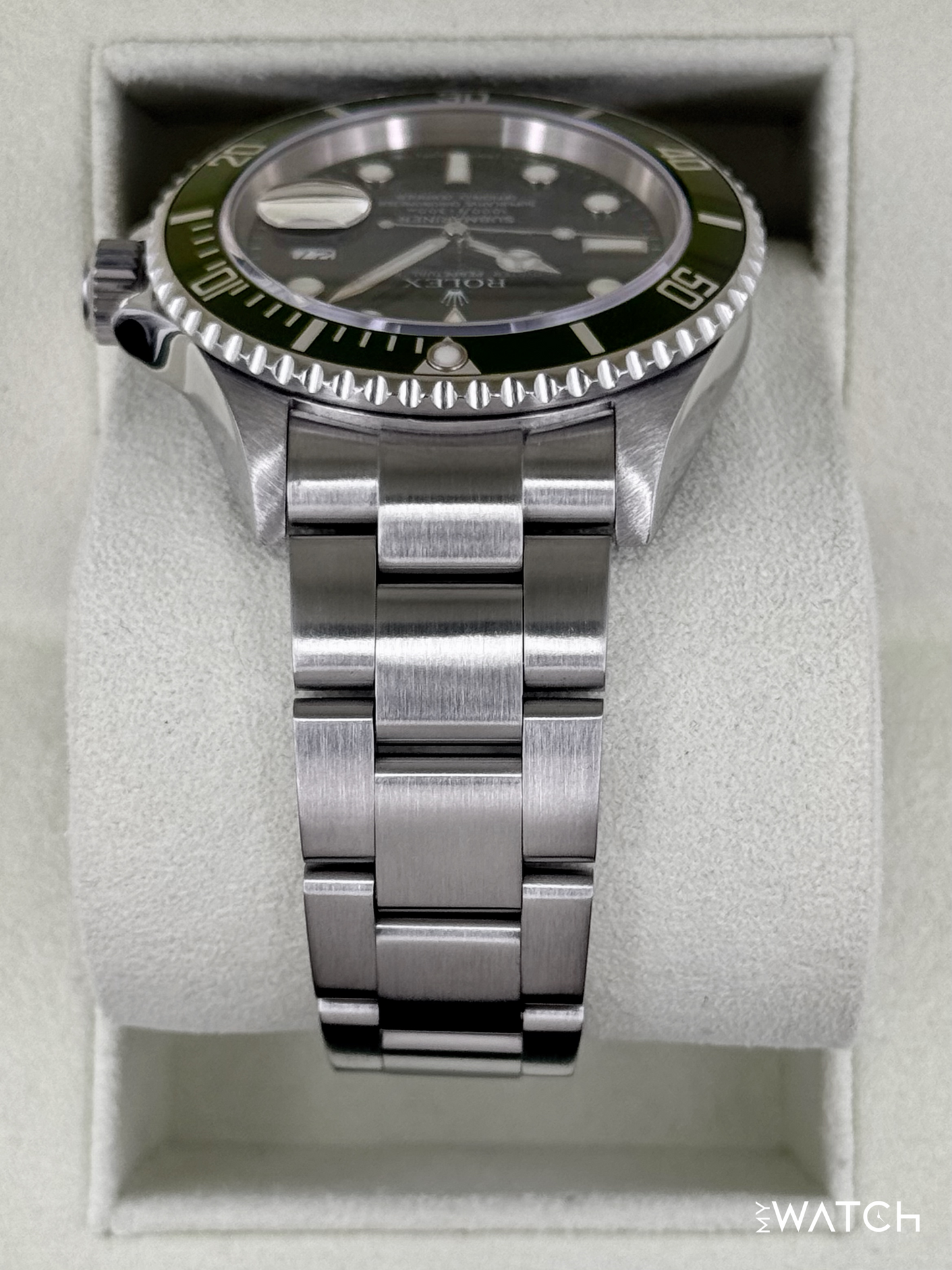 2005 Rolex Submariner "Kermit" 40mm 16610 Stainless Steel Black Dial - MyWatchLLC